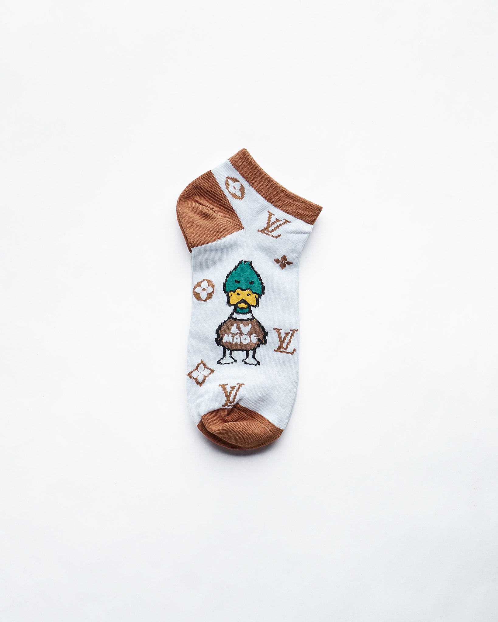 MOI OUTFIT-Duck Cartoon 5 Pairs Low Cut Socks 13.50