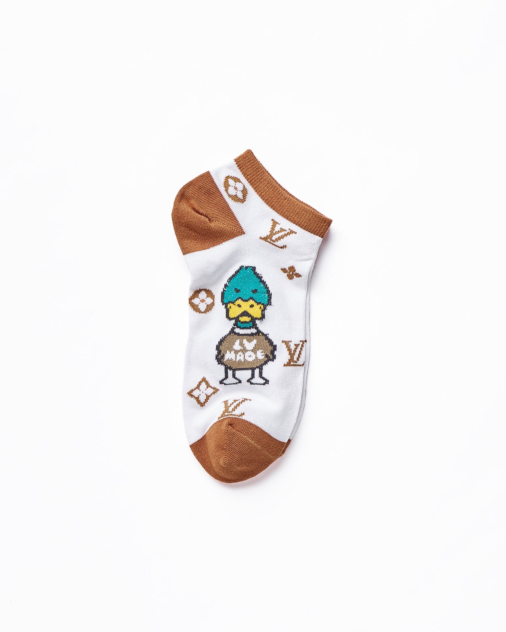 MOI OUTFIT-Duck Logo Printed 5 Pairs Low Cut Socks 13.90