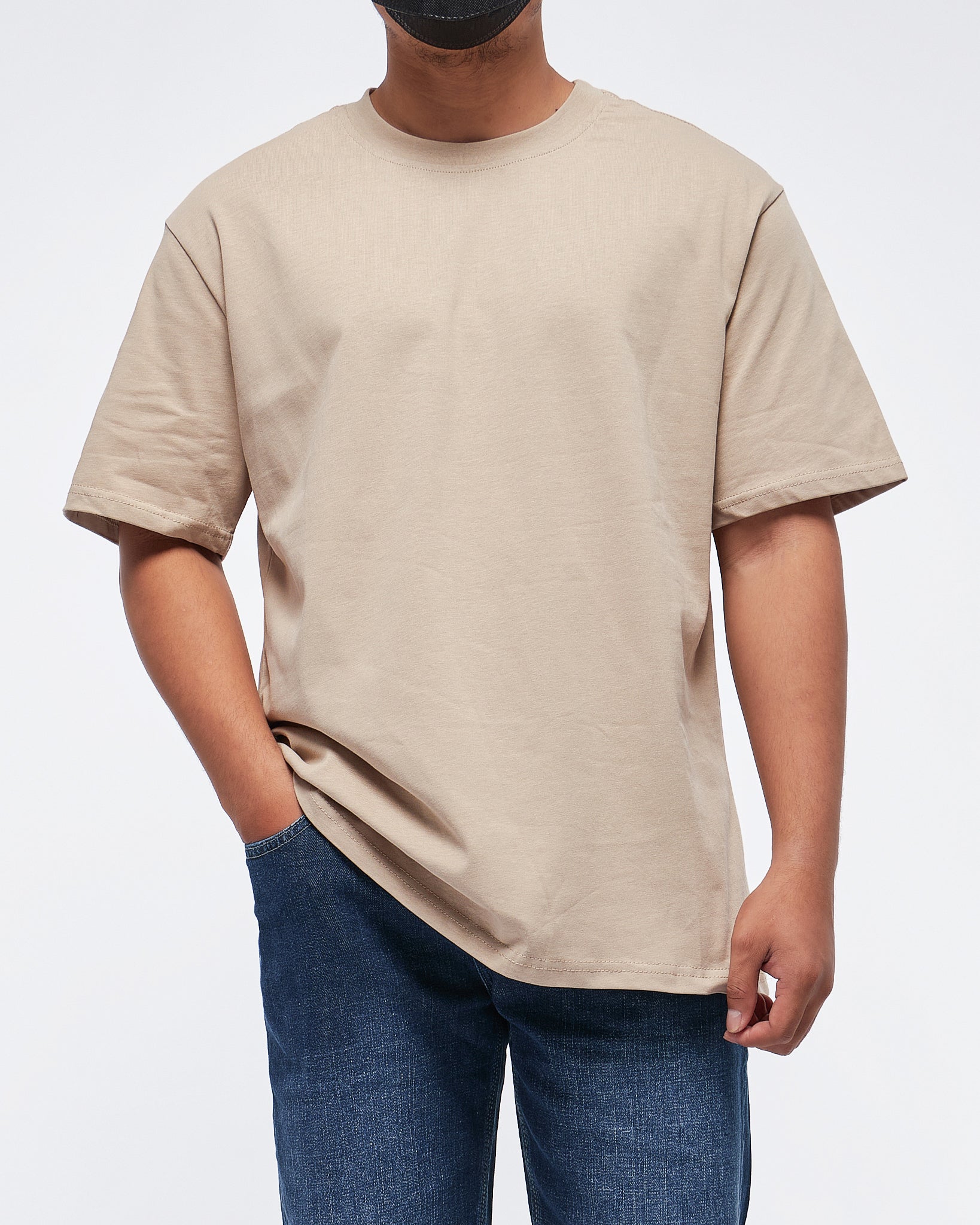 MOI OUTFIT-Essentials Back Printed Men T-Shirt 16.90