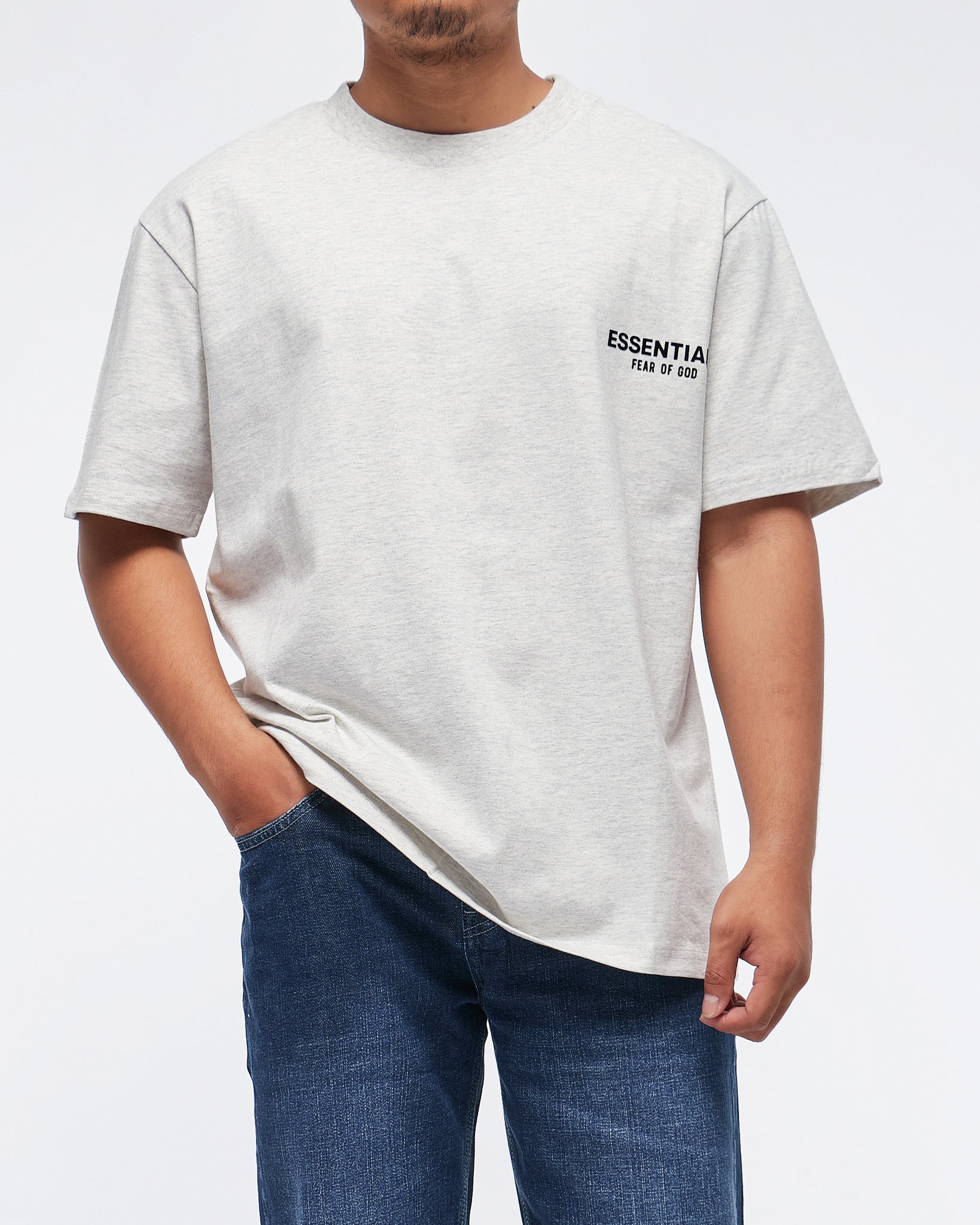 MOI OUTFIT-Essentials Front and Back Printed Men T-Shirt 16.90