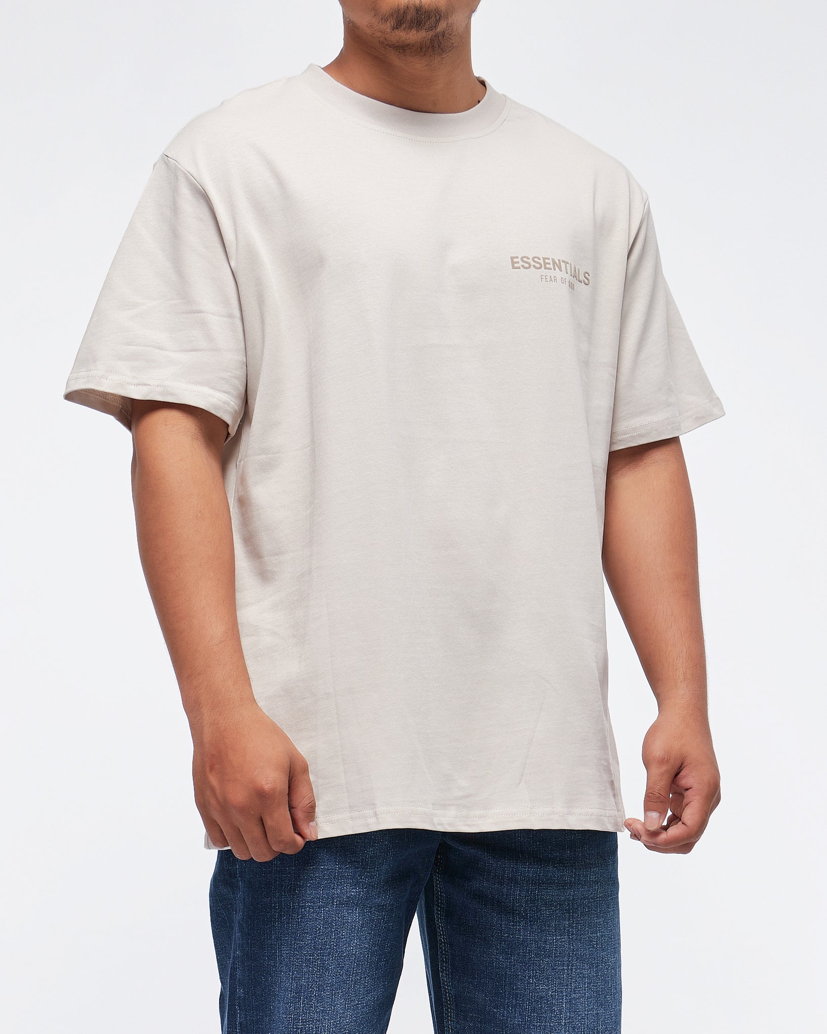 MOI OUTFIT-Essentials Left Chest Printed Men T-Shirt 16.50