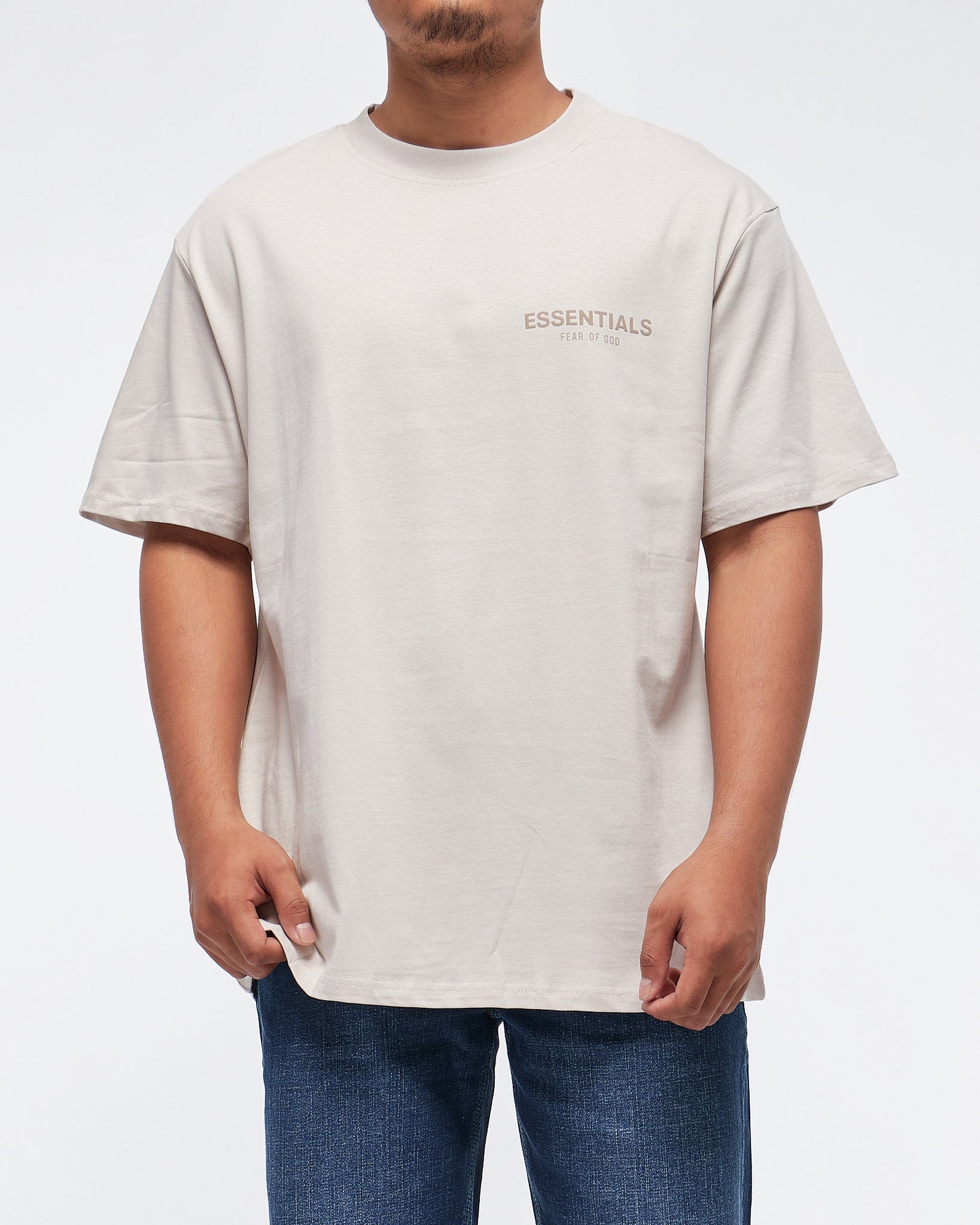 MOI OUTFIT-Essentials Left Chest Printed Men T-Shirt 16.50