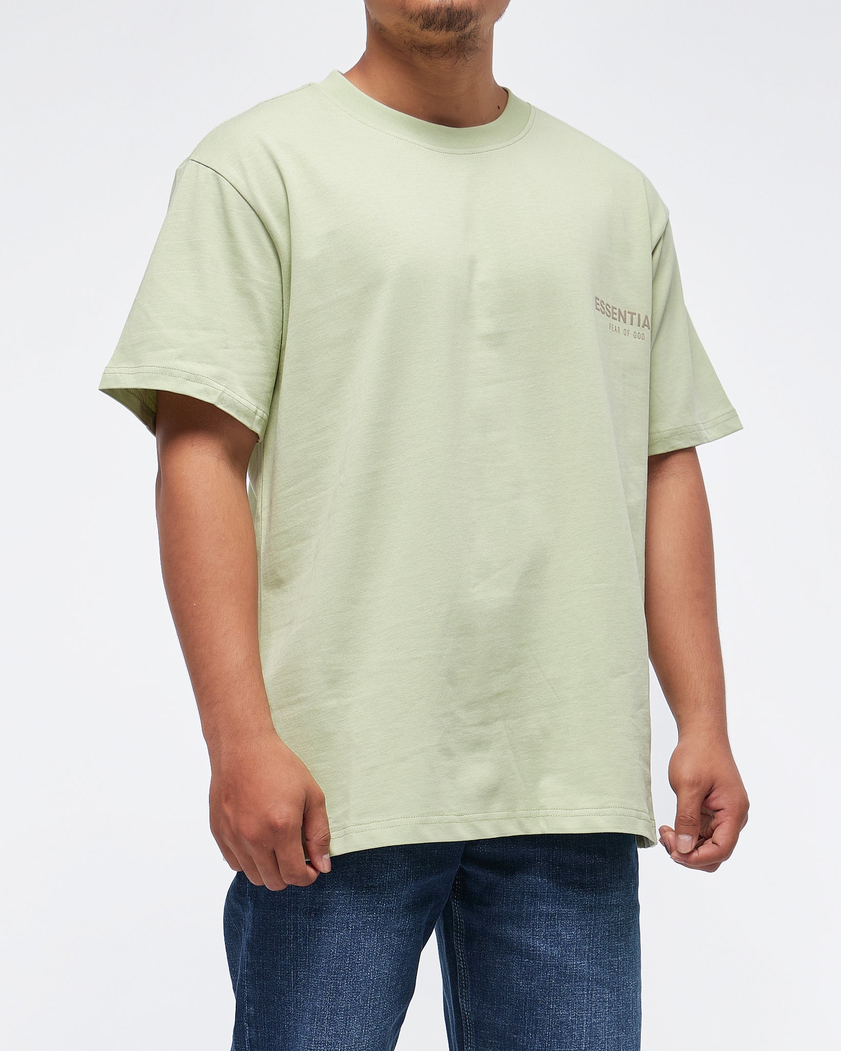 MOI OUTFIT-Essentials Left Chest Printed Men T-Shirt 16.50