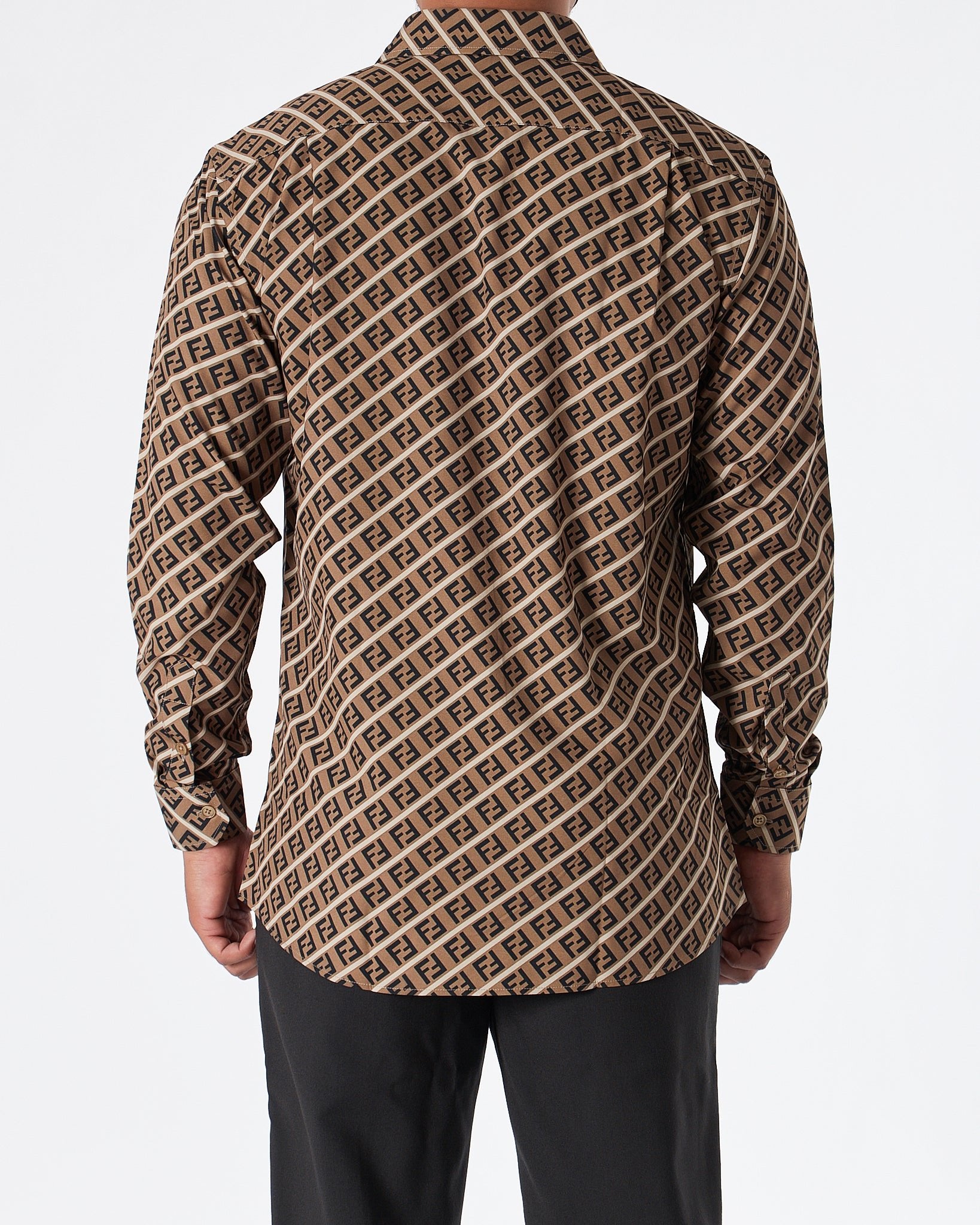 MOI OUTFIT-FF Monogram Men Shirts Long Sleeve 69.90