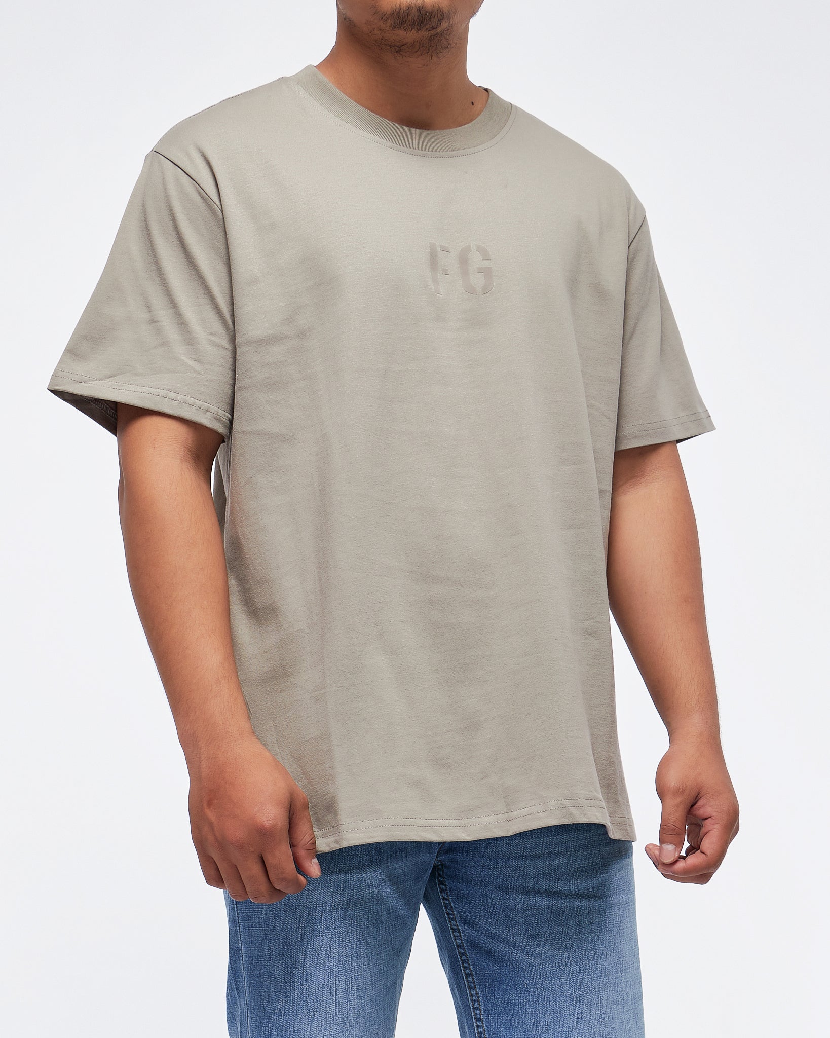 MOI OUTFIT-FG Logo Printed Men T-Shirt 15.90