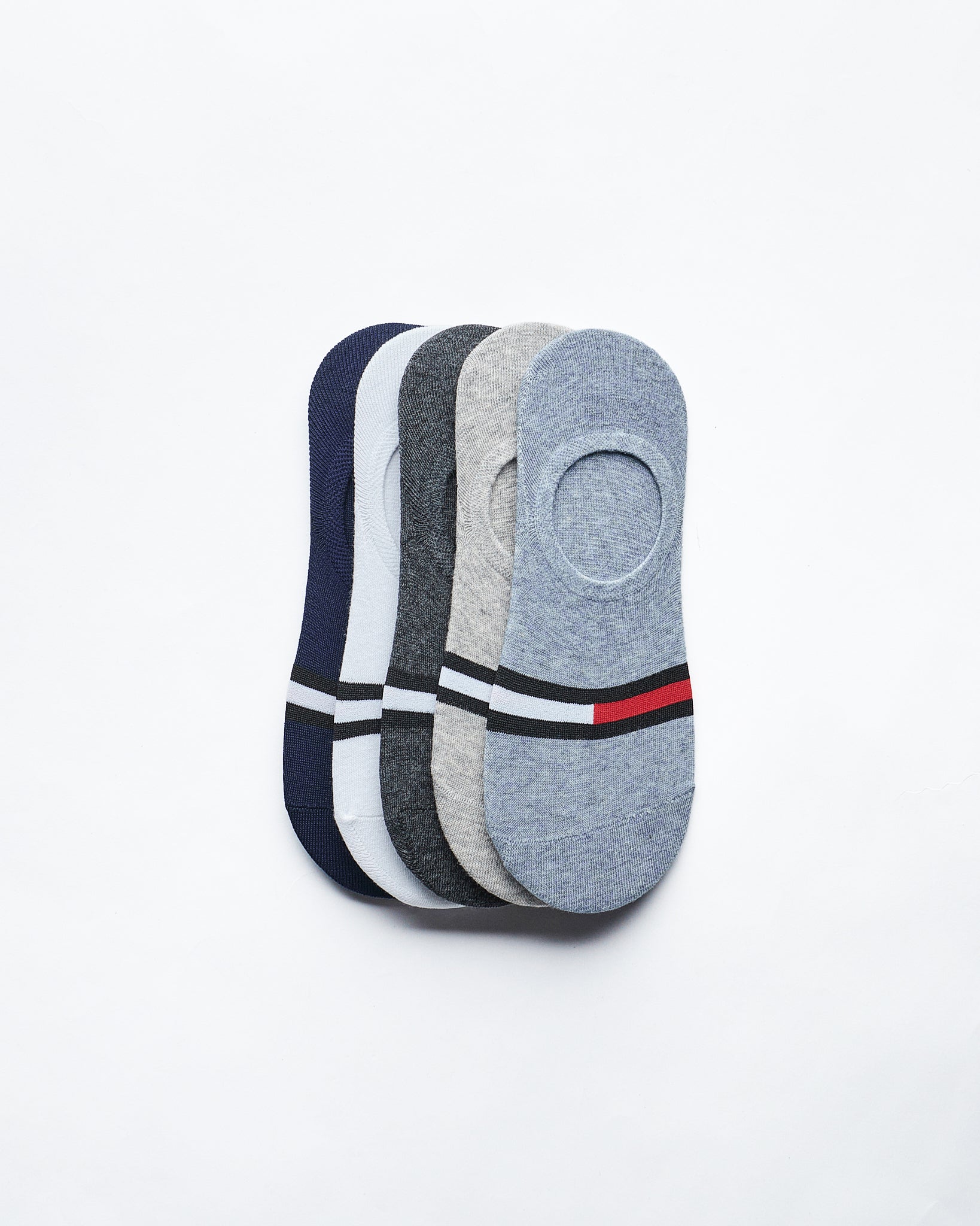 MOI OUTFIT-Flag Logo 5 Pairs No Show Socks 12.90