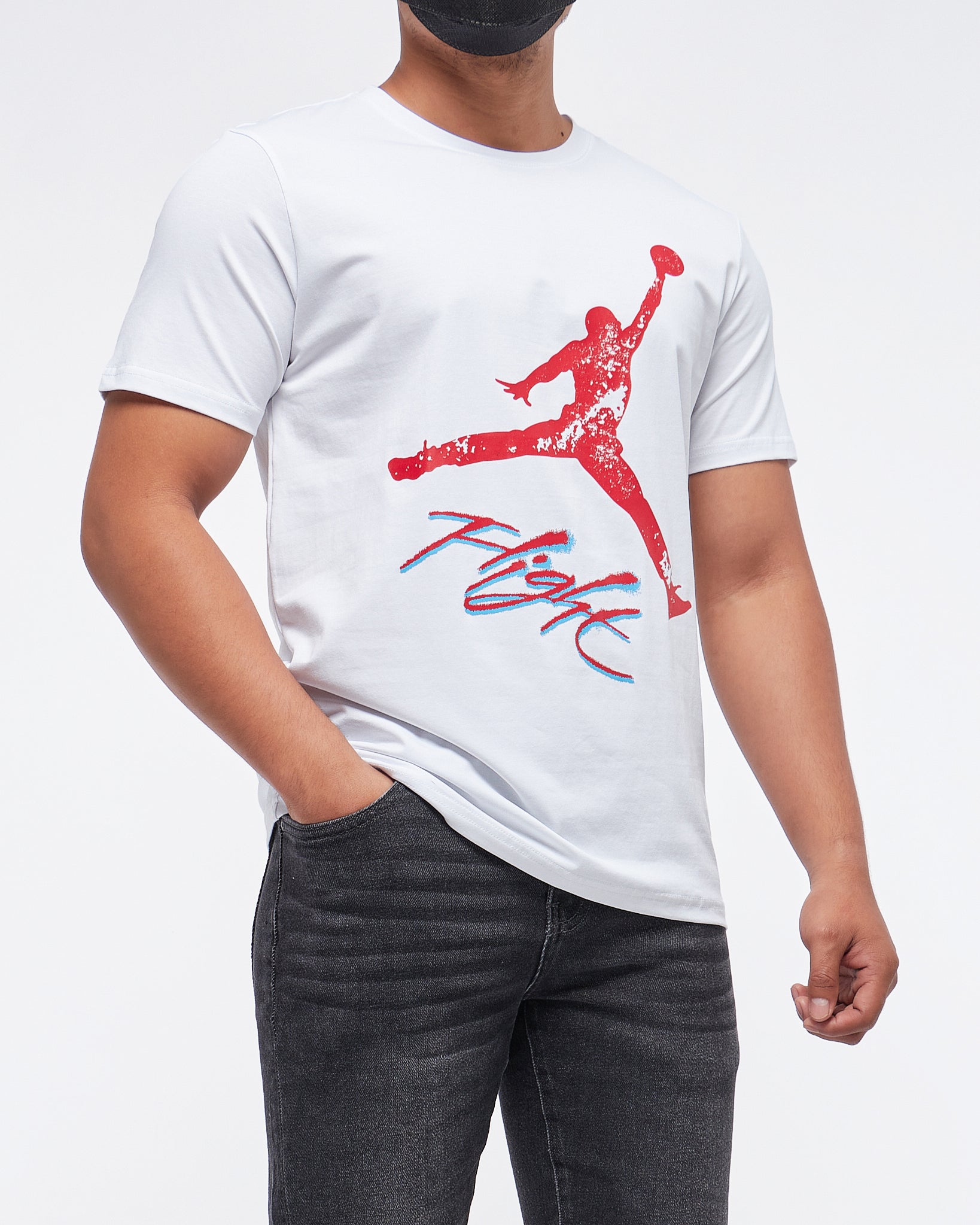 MOI OUTFIT-Flight Jumpman Printed Men T-Shirt 14.90