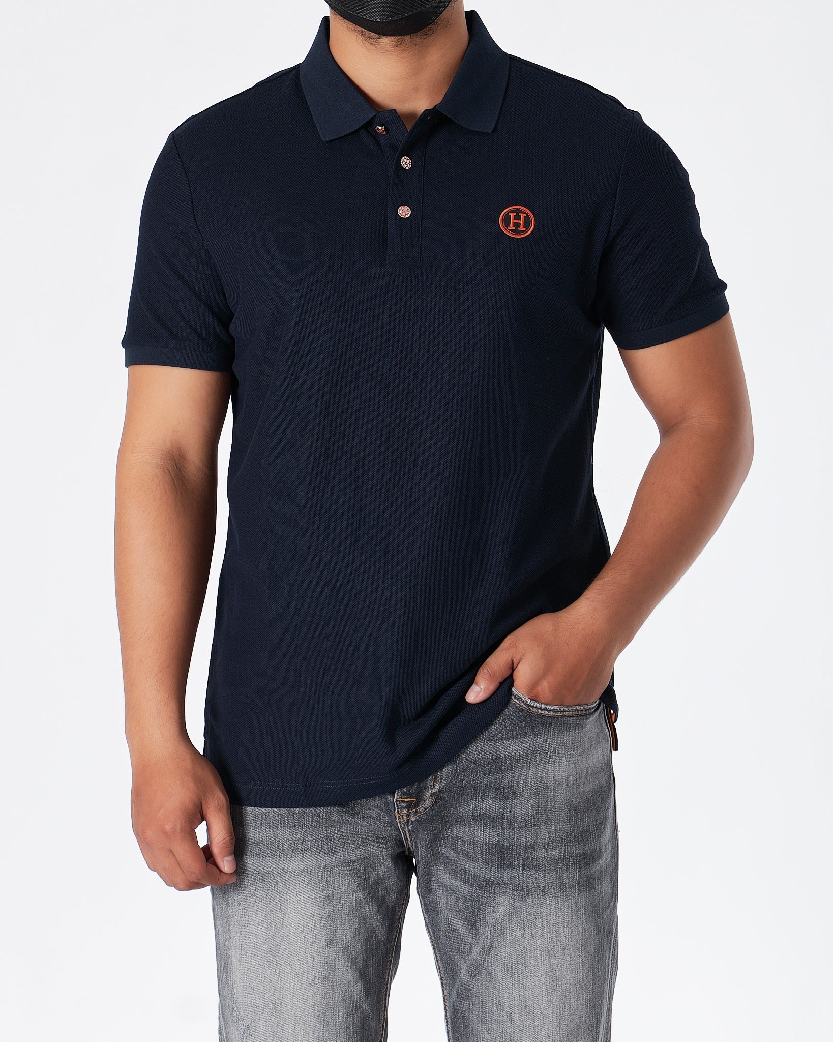 MOI OUTFIT-H Embroidered Men Polo Shirt 52.90