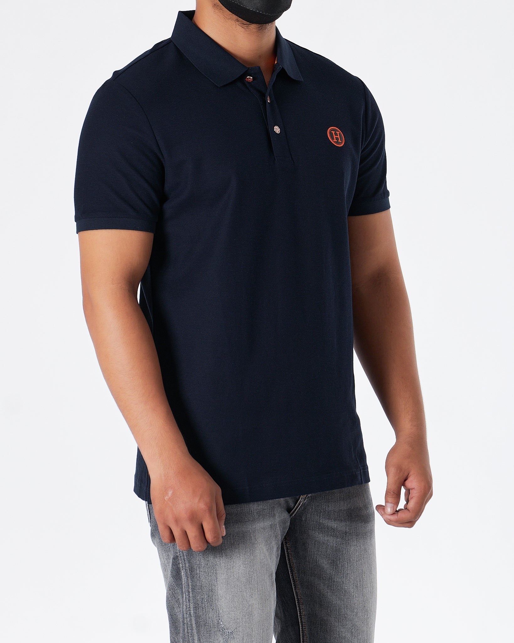 MOI OUTFIT-H Embroidered Men Polo Shirt 52.90