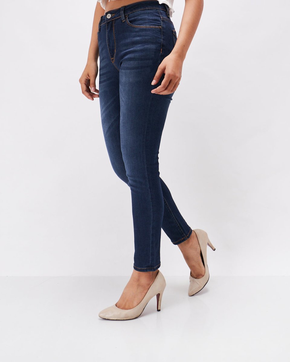 MOI OUTFIT-High Rise Lady Slim Fit Jeans 18.90