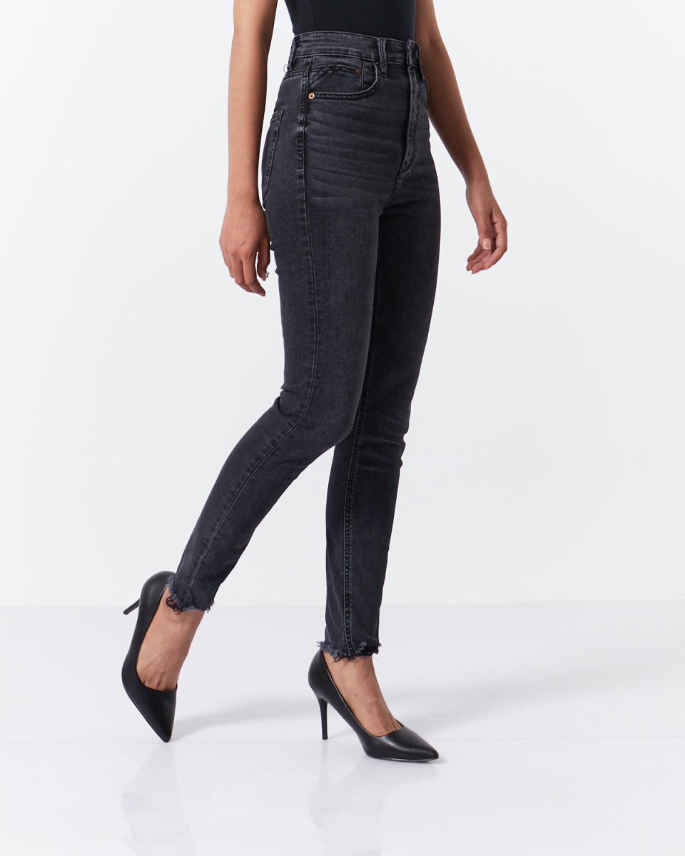 MOI OUTFIT-High Waist Lady Skinny Jeans 17.90