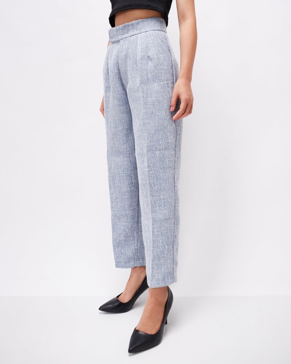 MOI OUTFIT-High Waist Lady Tweed Pants 18.90