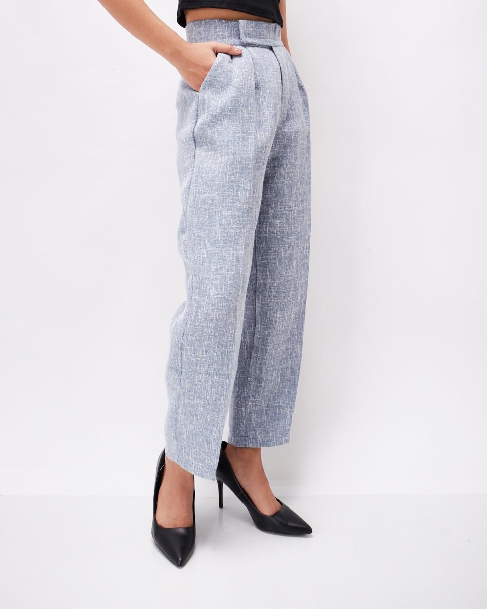 MOI OUTFIT-High Waist Lady Tweed Pants 18.90