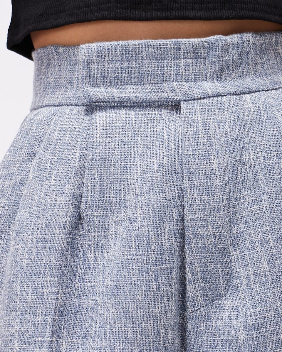 MOI OUTFIT-High Waist Lady Tweed Pants 18.90