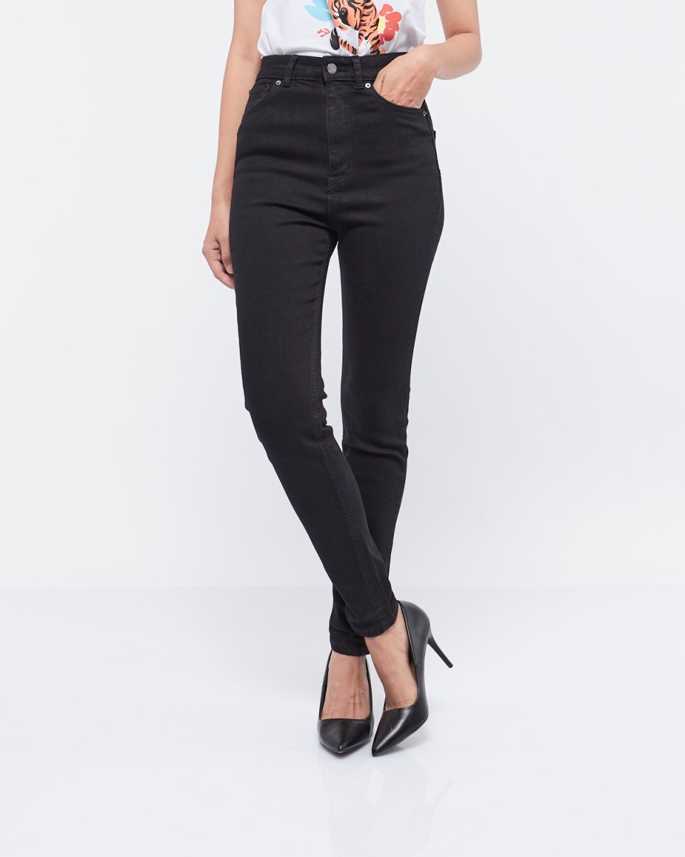 MOI OUTFIT-High Waist Slim Fit Lady Jeans 17.90