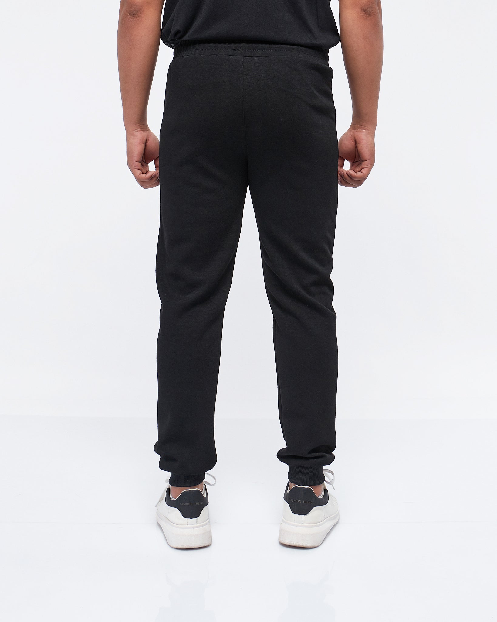 MOI OUTFIT-Hologram Logo Printed Men Joggers 15.90