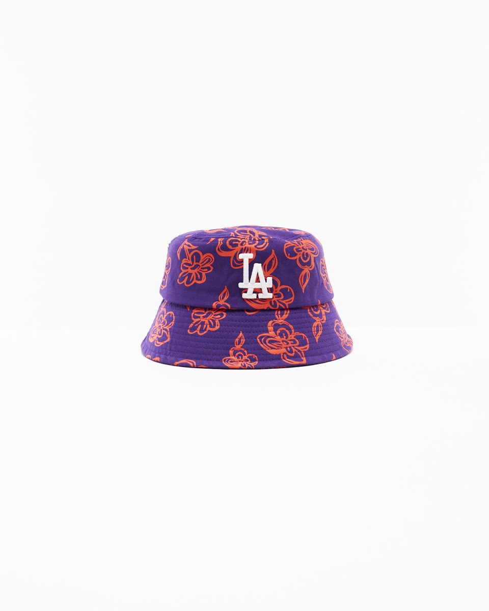 LA Embroidered Floral Over Bucket Hat 13.90 - MOI OUTFIT