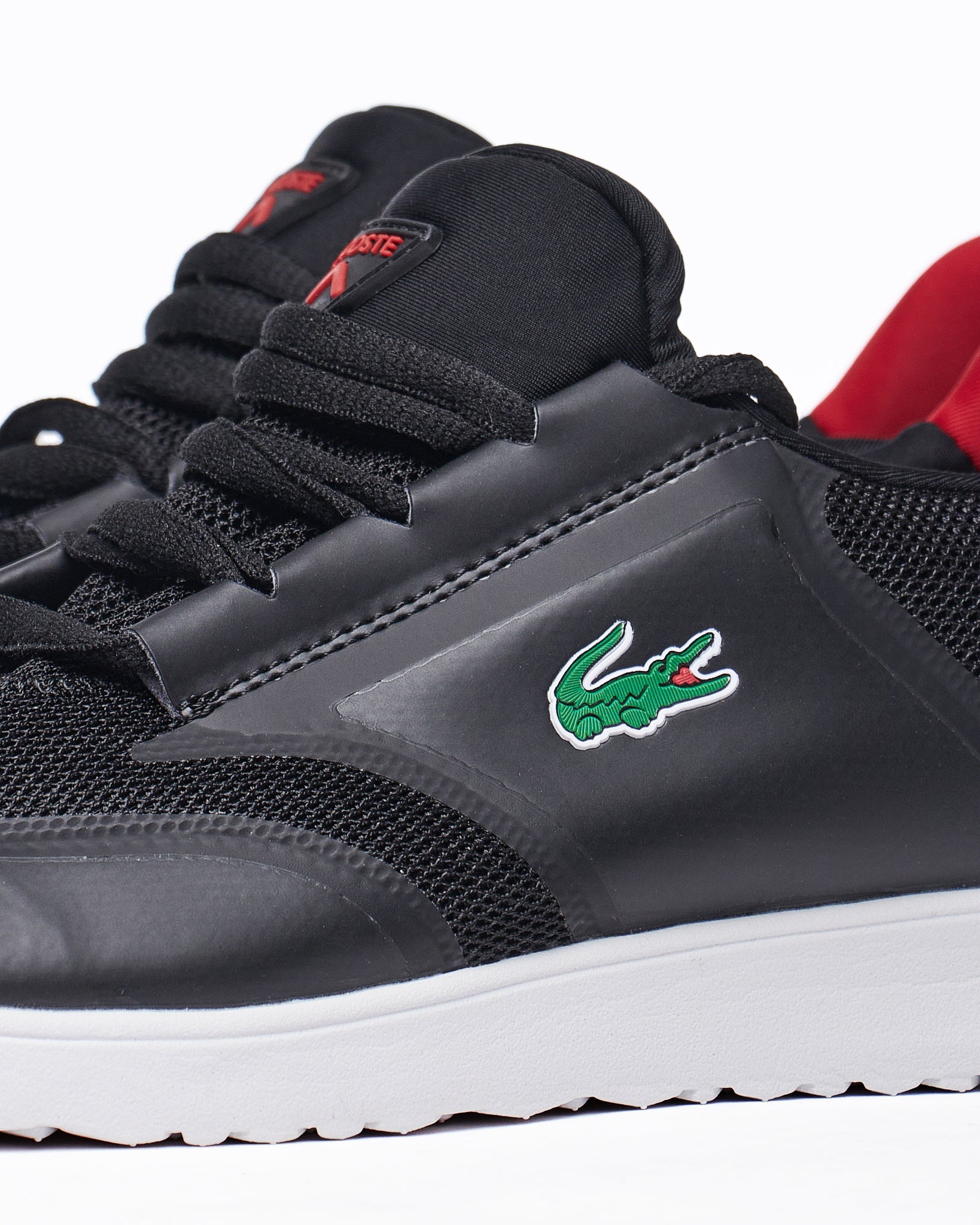 MOI OUTFIT-LAC Leather Color Contrast Men Black Sneakers Shoes 32.90