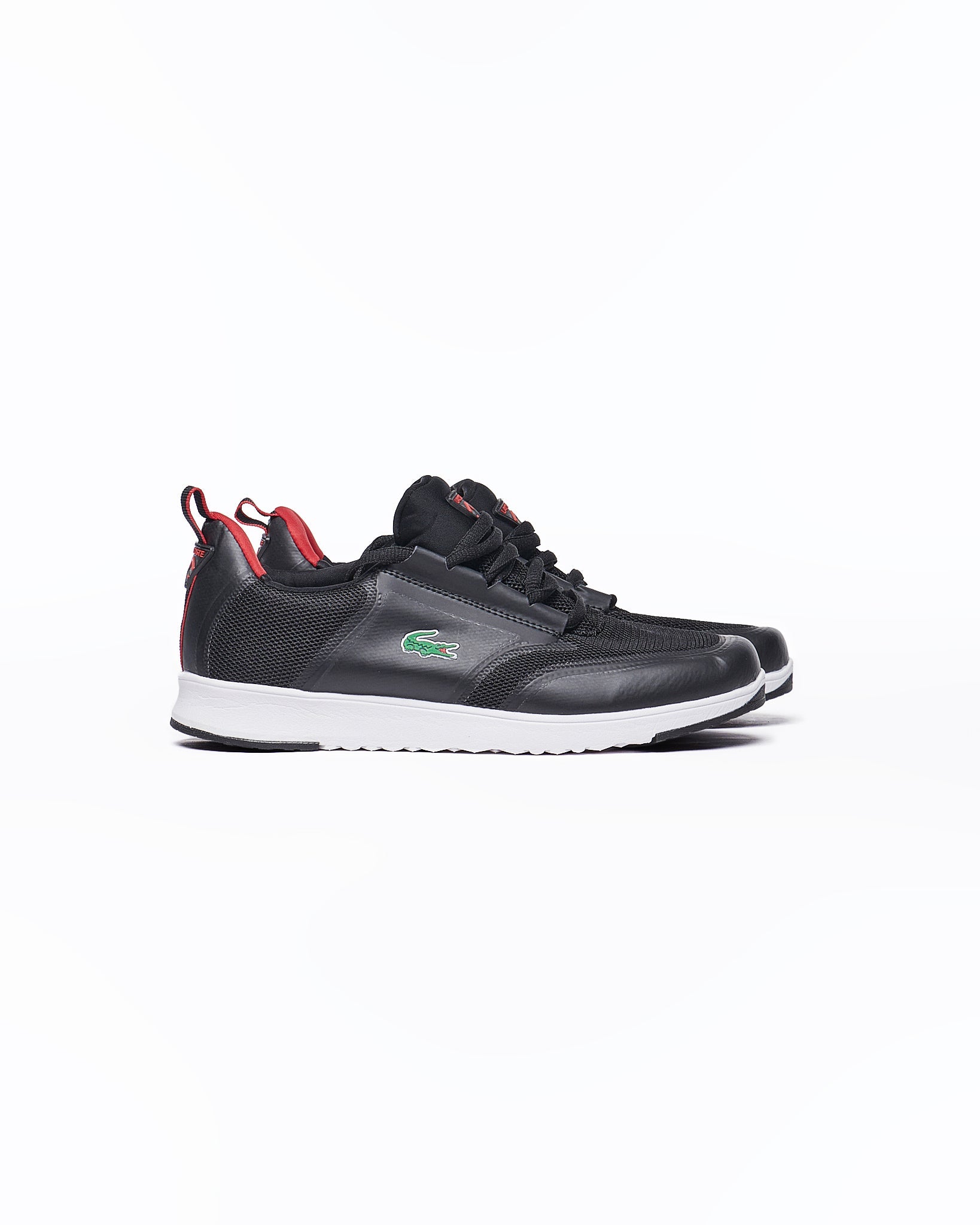 MOI OUTFIT-LAC Leather Color Contrast Men Black Sneakers Shoes 32.90