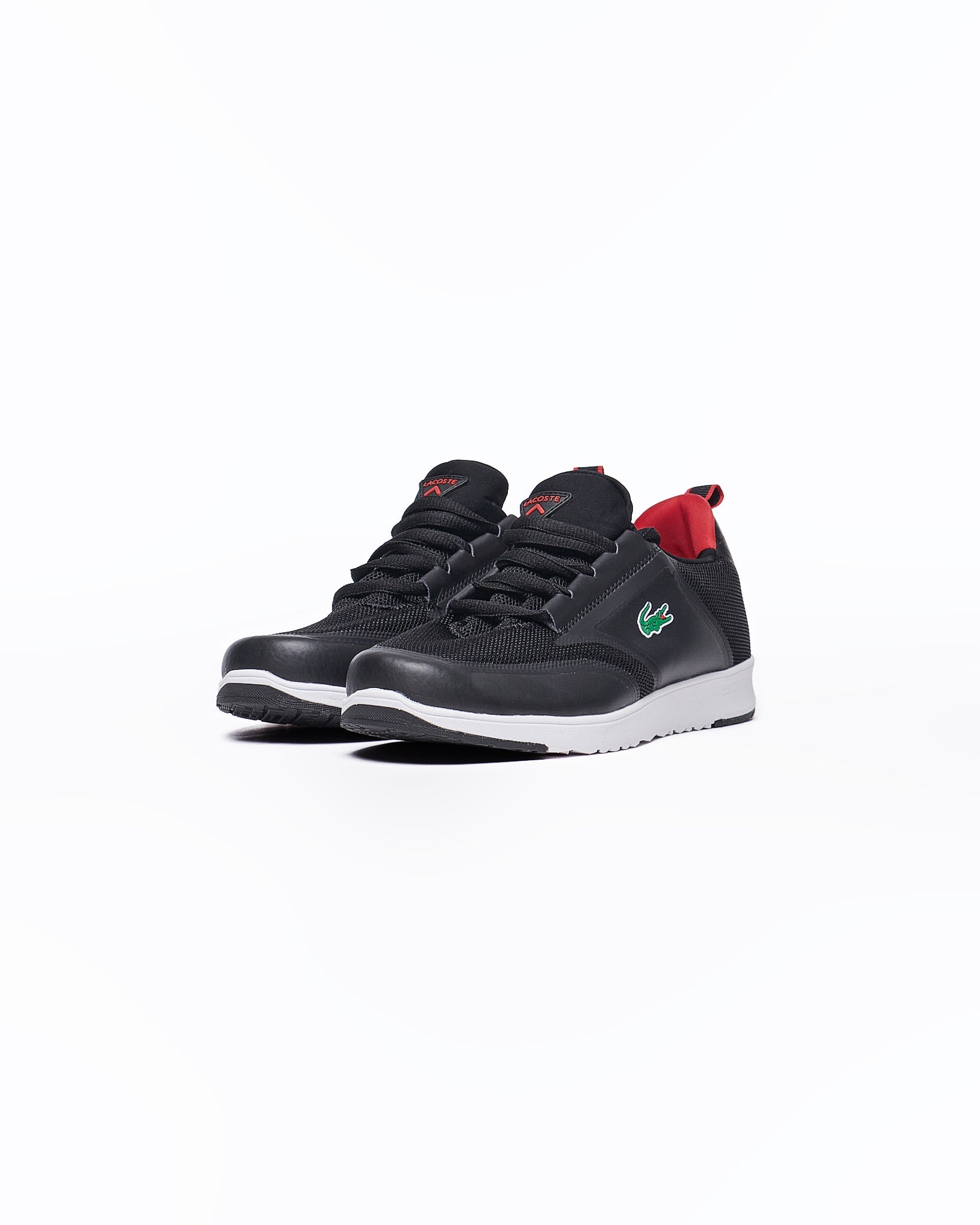 MOI OUTFIT-LAC Leather Color Contrast Men Black Sneakers Shoes 32.90