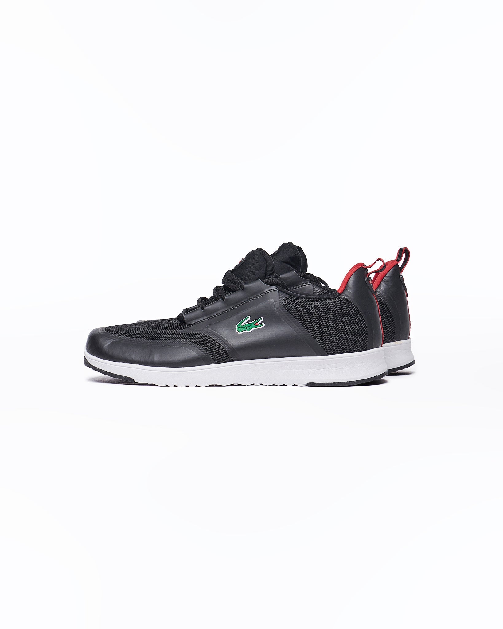 MOI OUTFIT-LAC Leather Color Contrast Men Black Sneakers Shoes 32.90