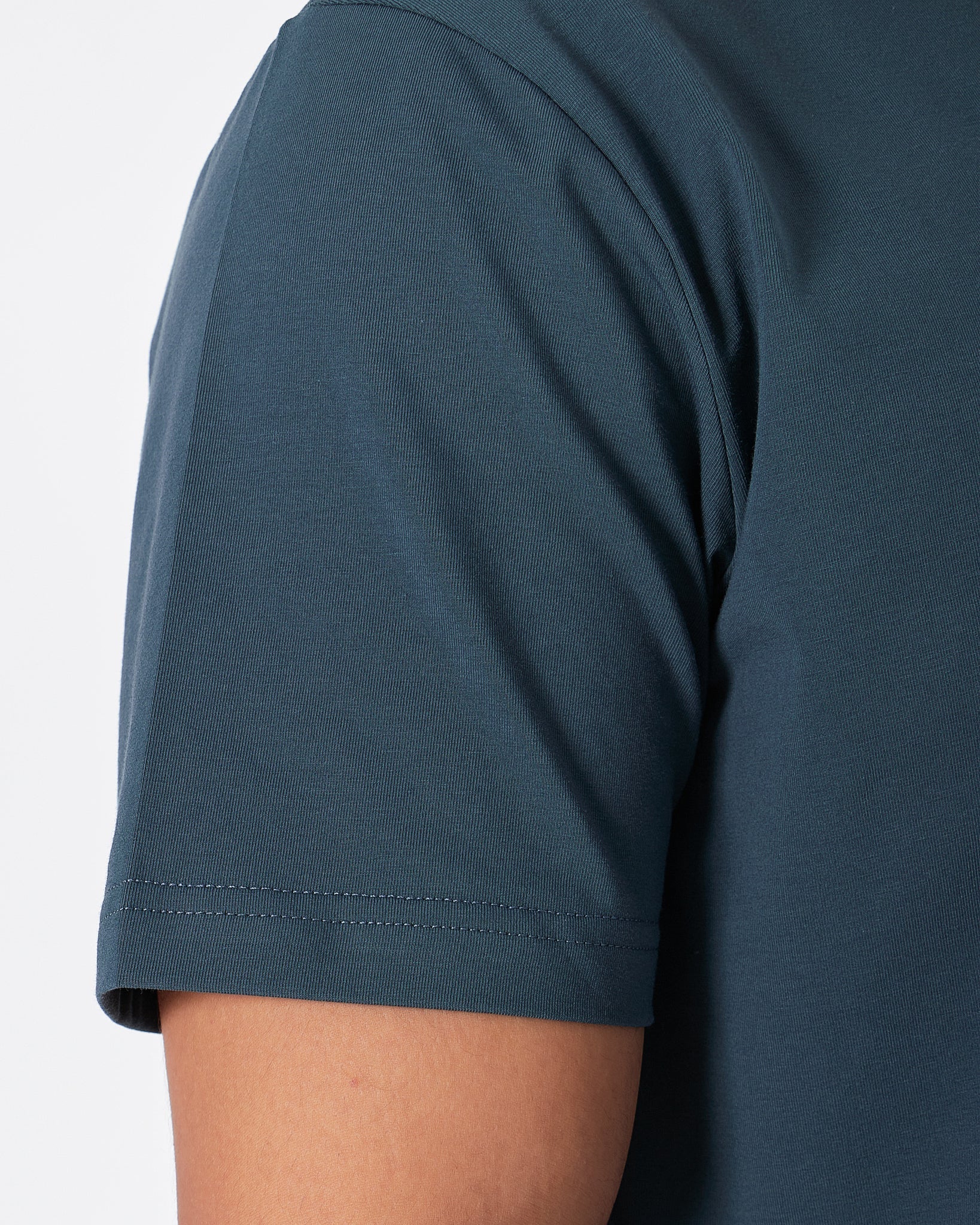 MOI OUTFIT-LAC Plain Men Blue T-Shirt 15.90