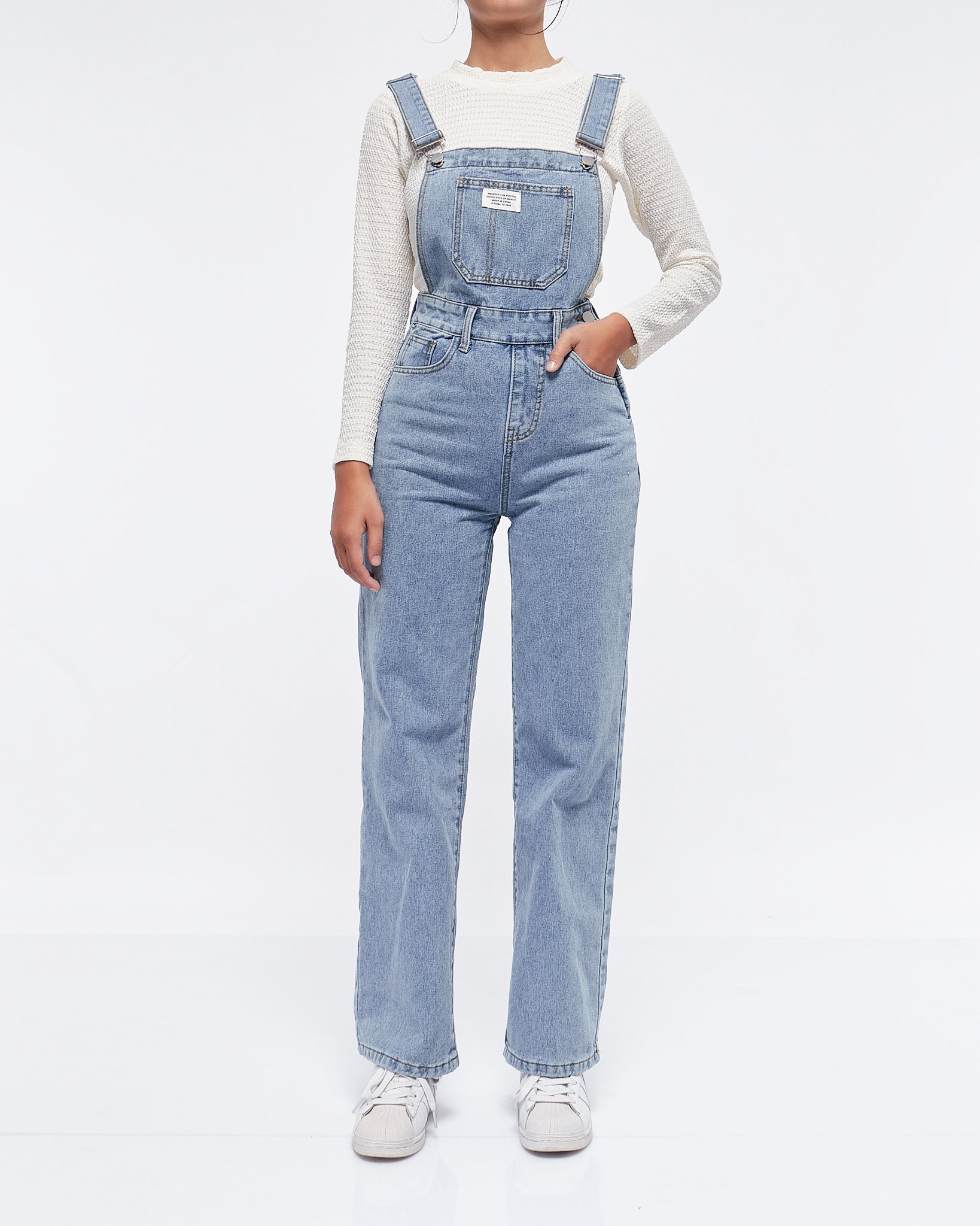 MOI OUTFIT-Lady Denim Overall Jeans 22.90