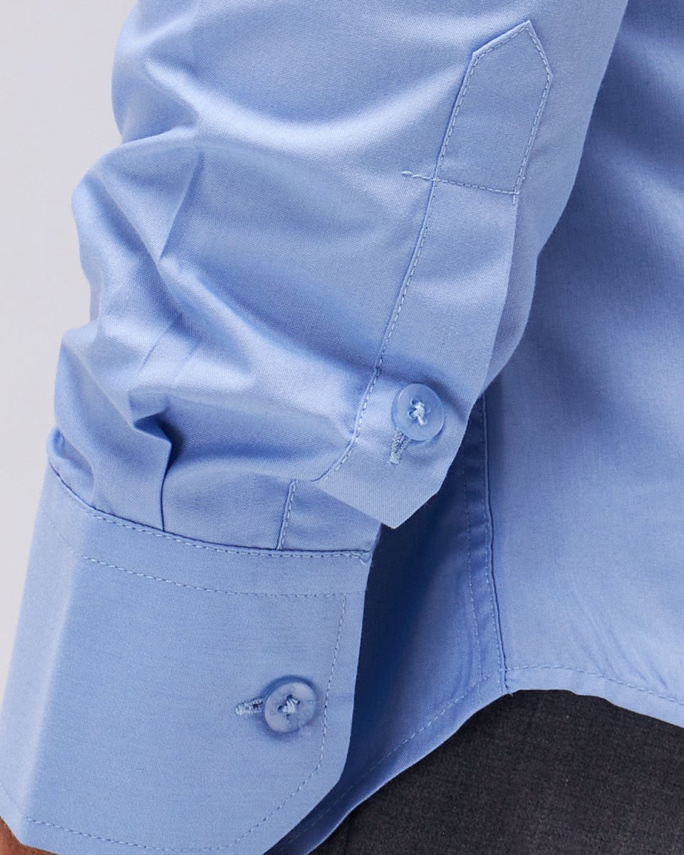 MOI OUTFIT-Logo Embroidered Men Shirt Long Sleeve 19.90