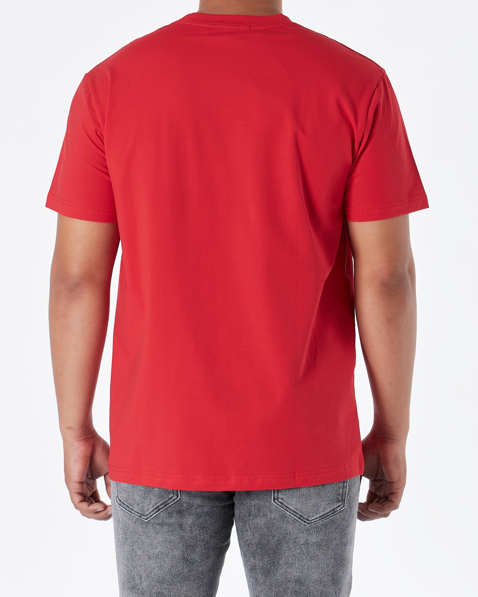MOI OUTFIT-LV 3D Logo Printed Men T-Shirt 16.50