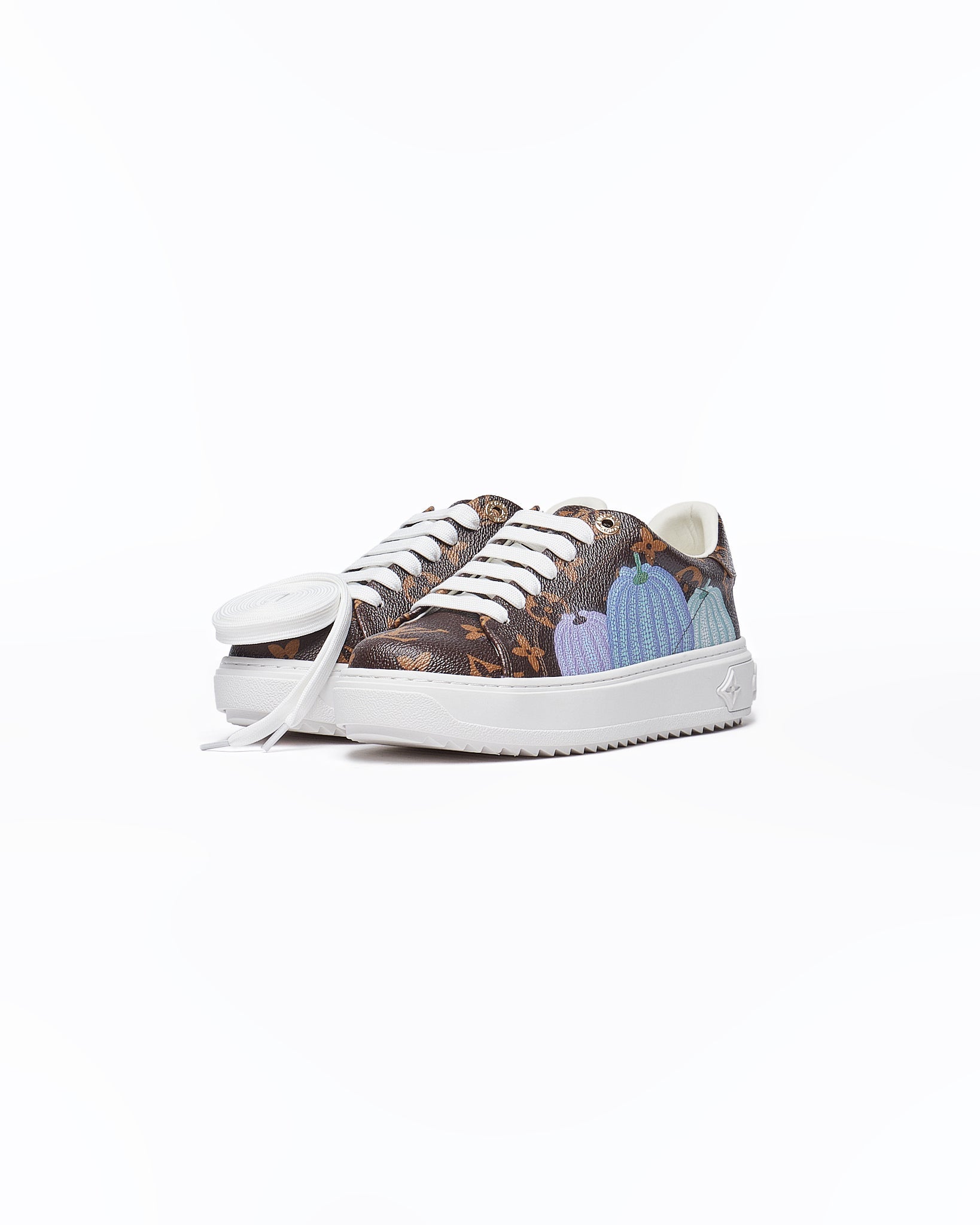 MOI OUTFIT-LV Monogram Lady Brown Sneakers Shoes 105.90
