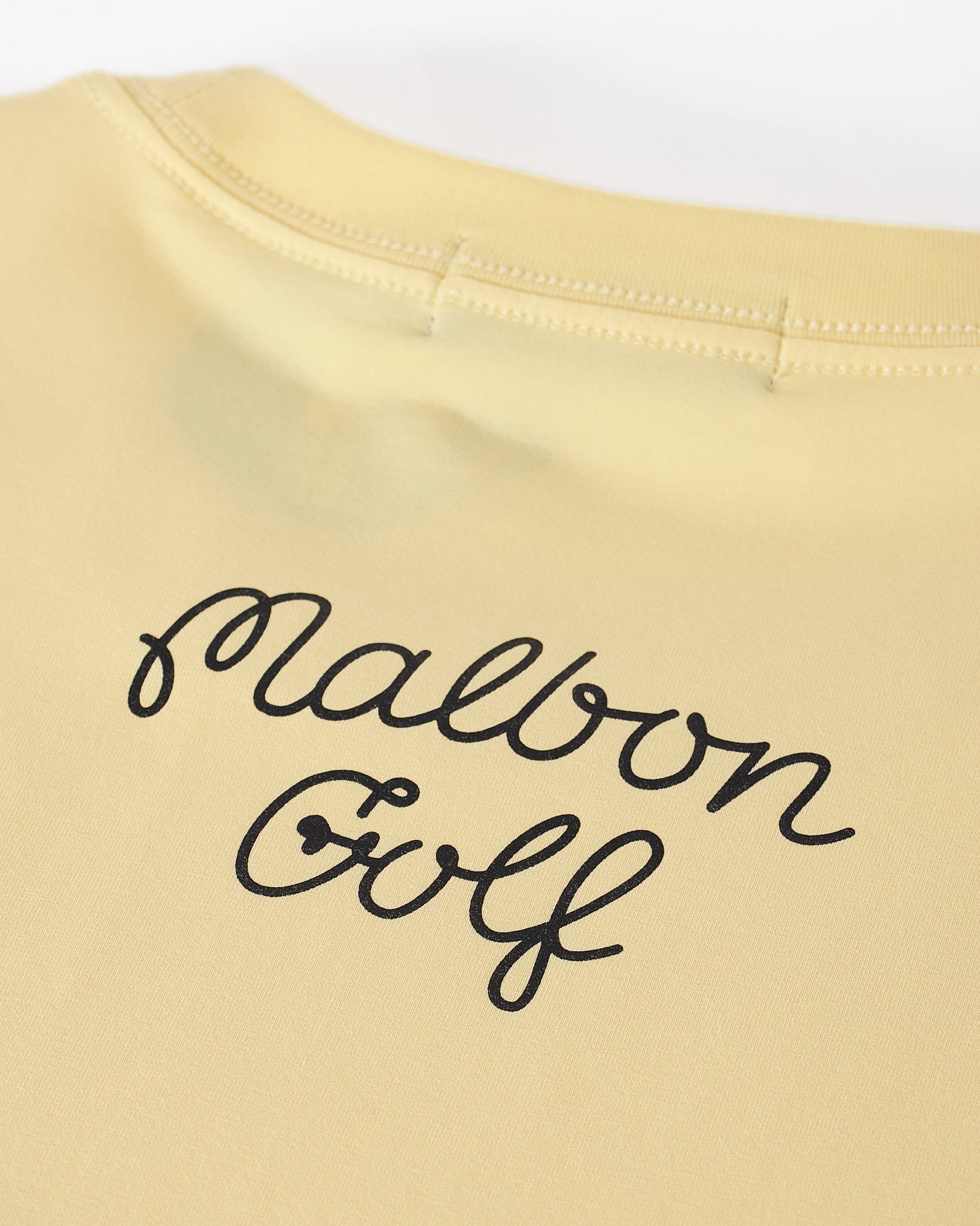 MOI OUTFIT-Malbon Cartoon Men Yellow T-Shirt 16.90