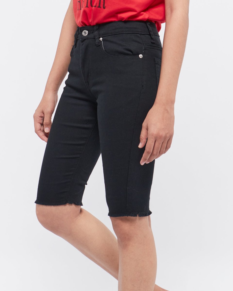 MOI OUTFIT-Mid Rise Knee Length Lady Short 16.50