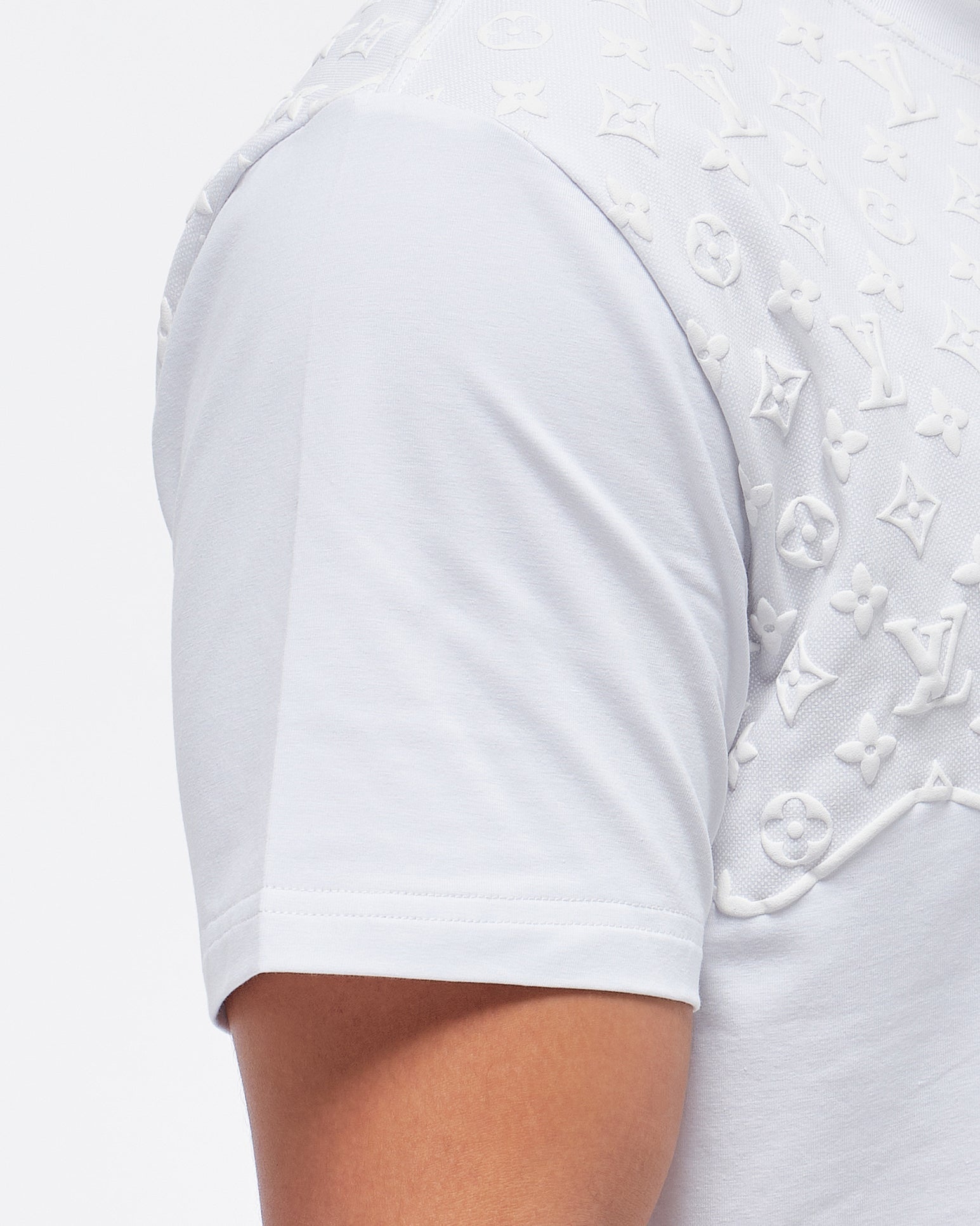 MOI OUTFIT-Monogram Front and Back Printed Men T-Shirt 15.90