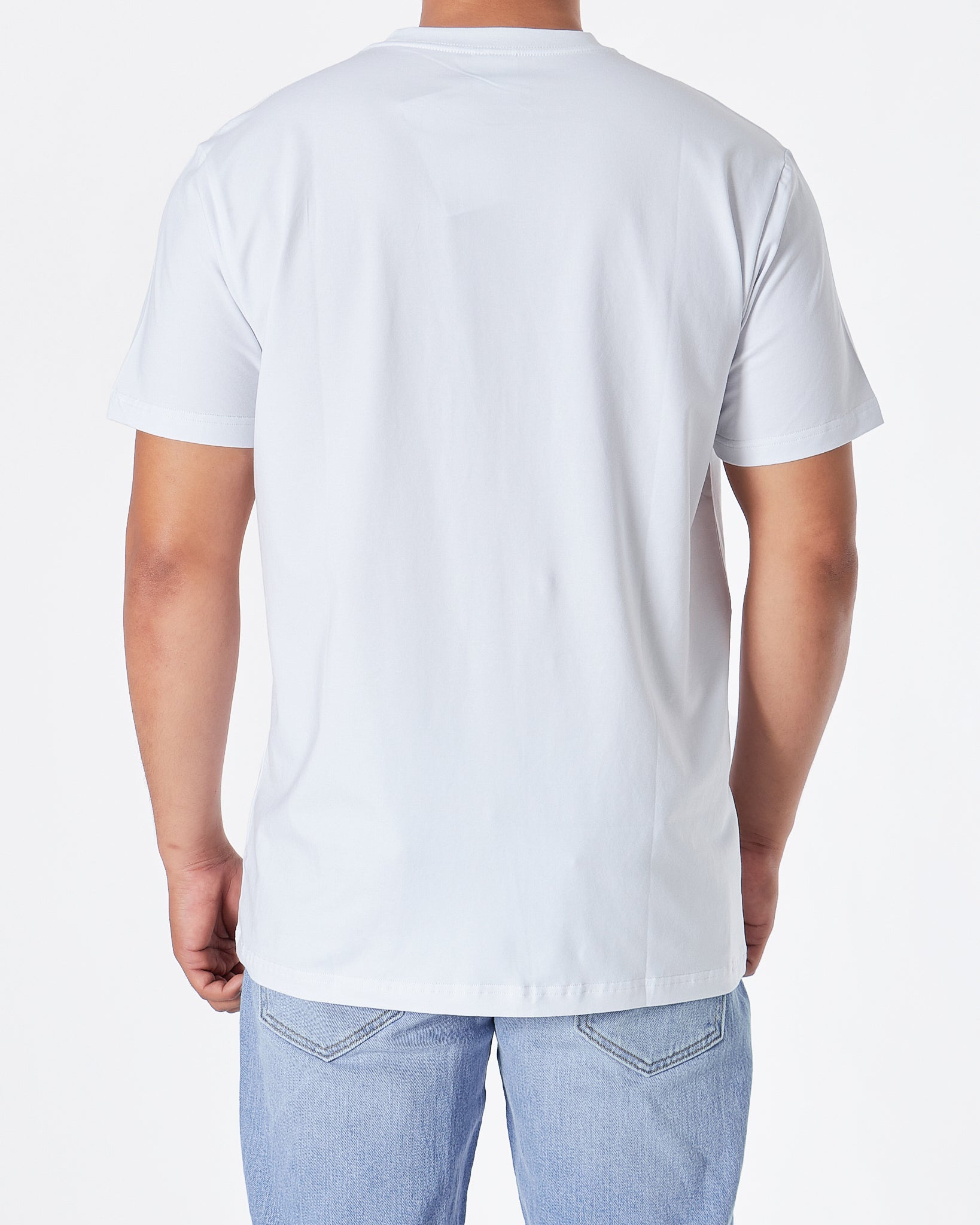 MOI OUTFIT-NIK Air Embroidered Men White T-Shirt 16.90