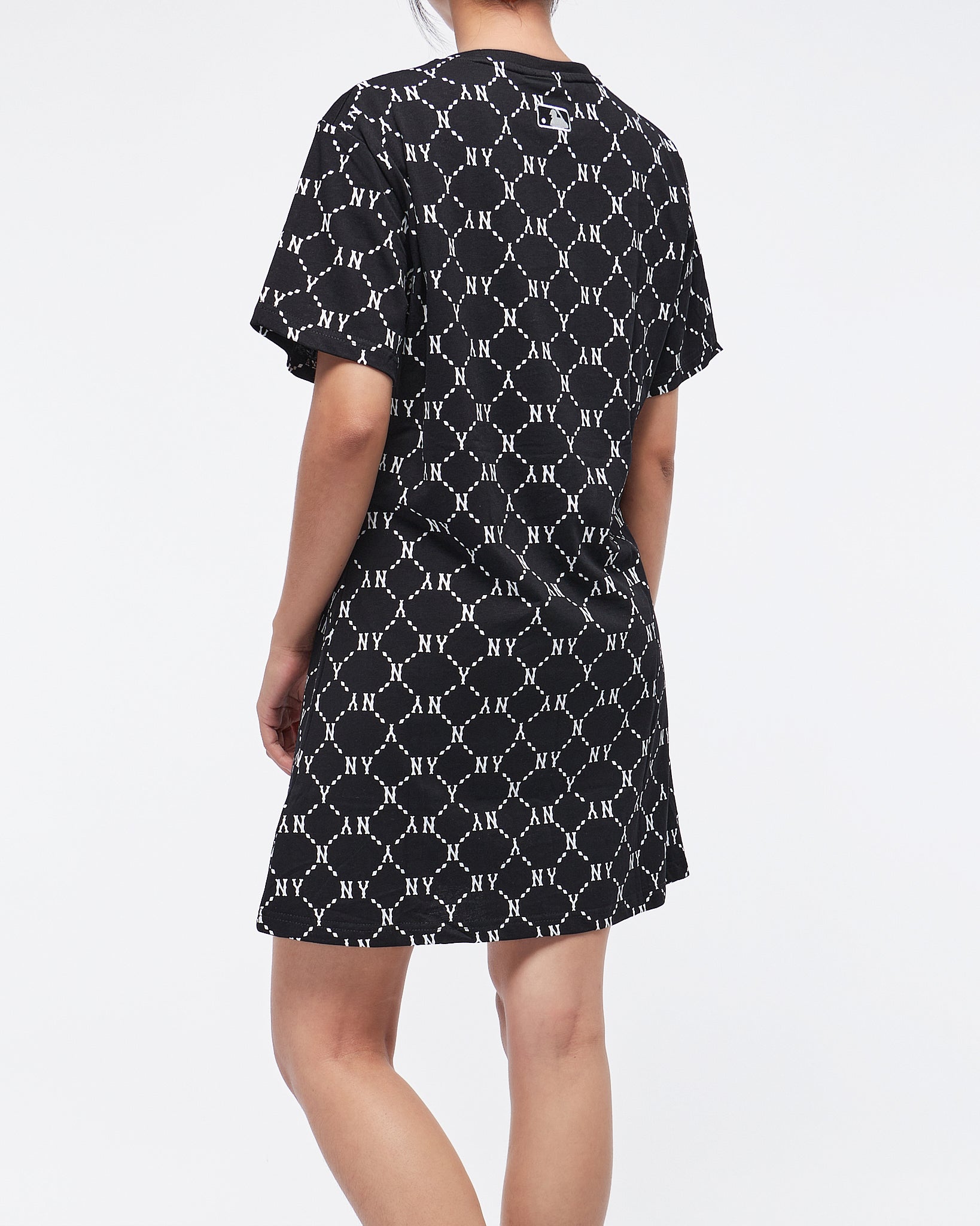 MOI OUTFIT-NY Monogram Over Printed Lady T-Shirt Dress 22.90
