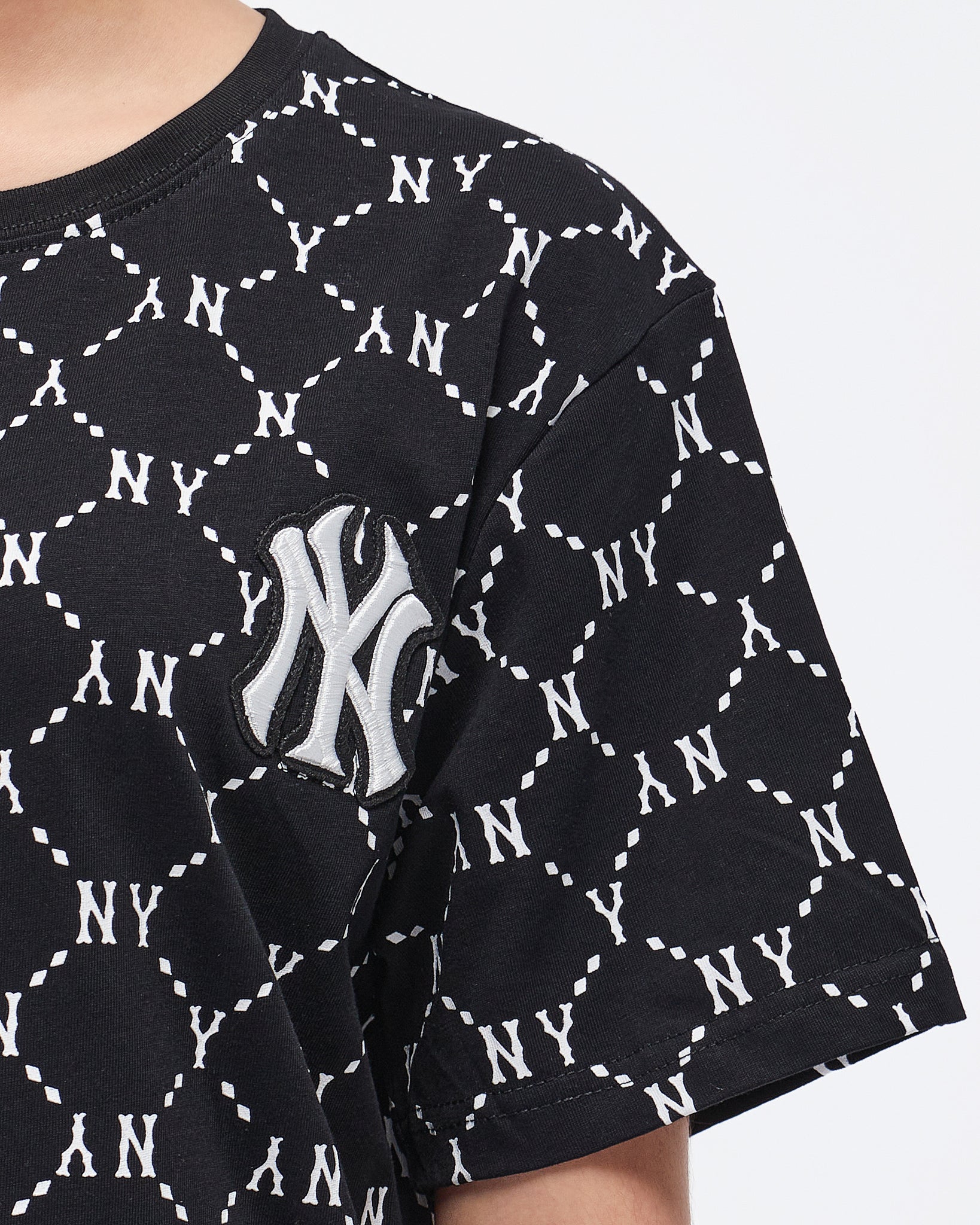 MOI OUTFIT-NY Monogram Over Printed Lady T-Shirt Dress 22.90