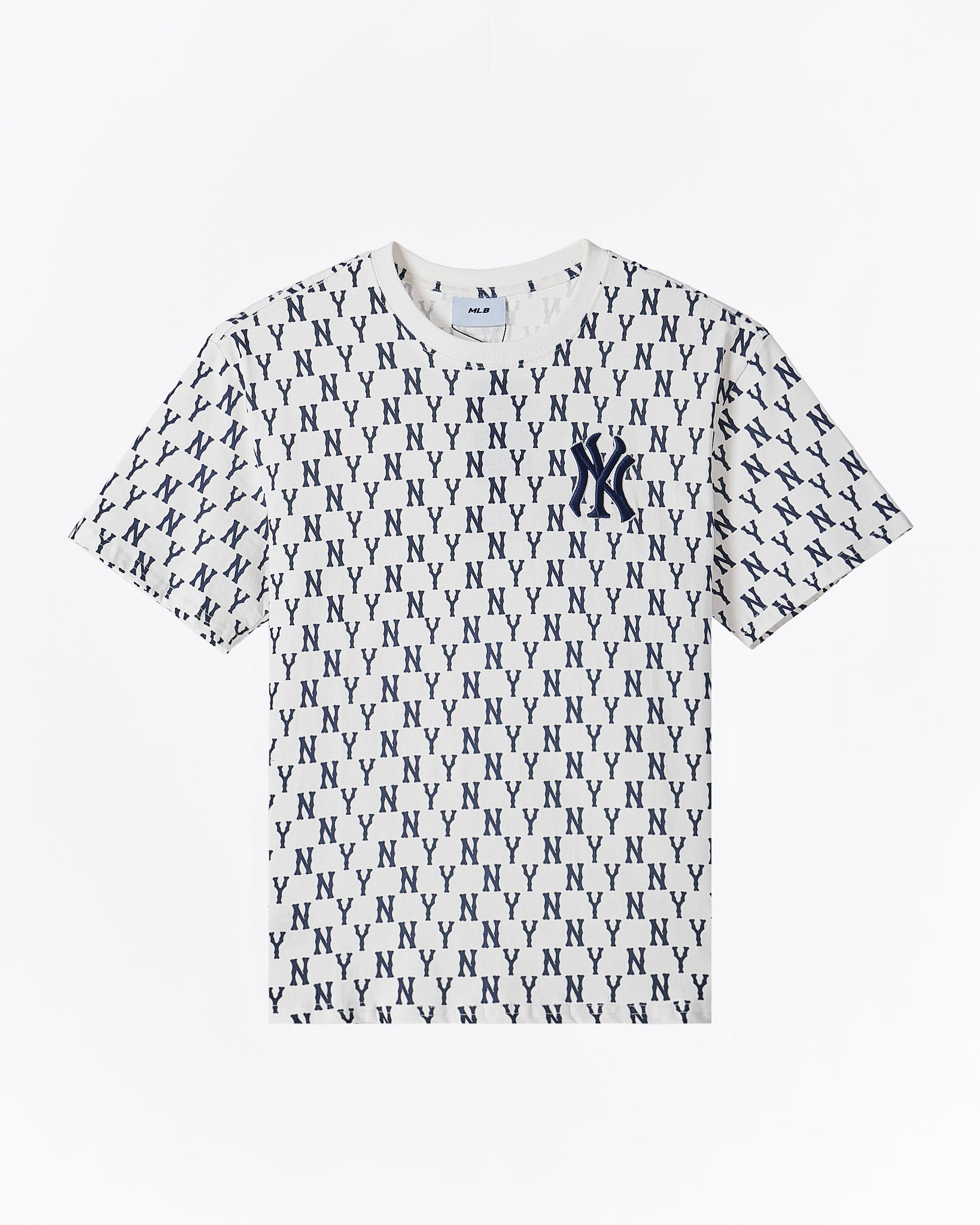 MOI OUTFIT-NY Monogram Unisex White T-Shirt 19.90