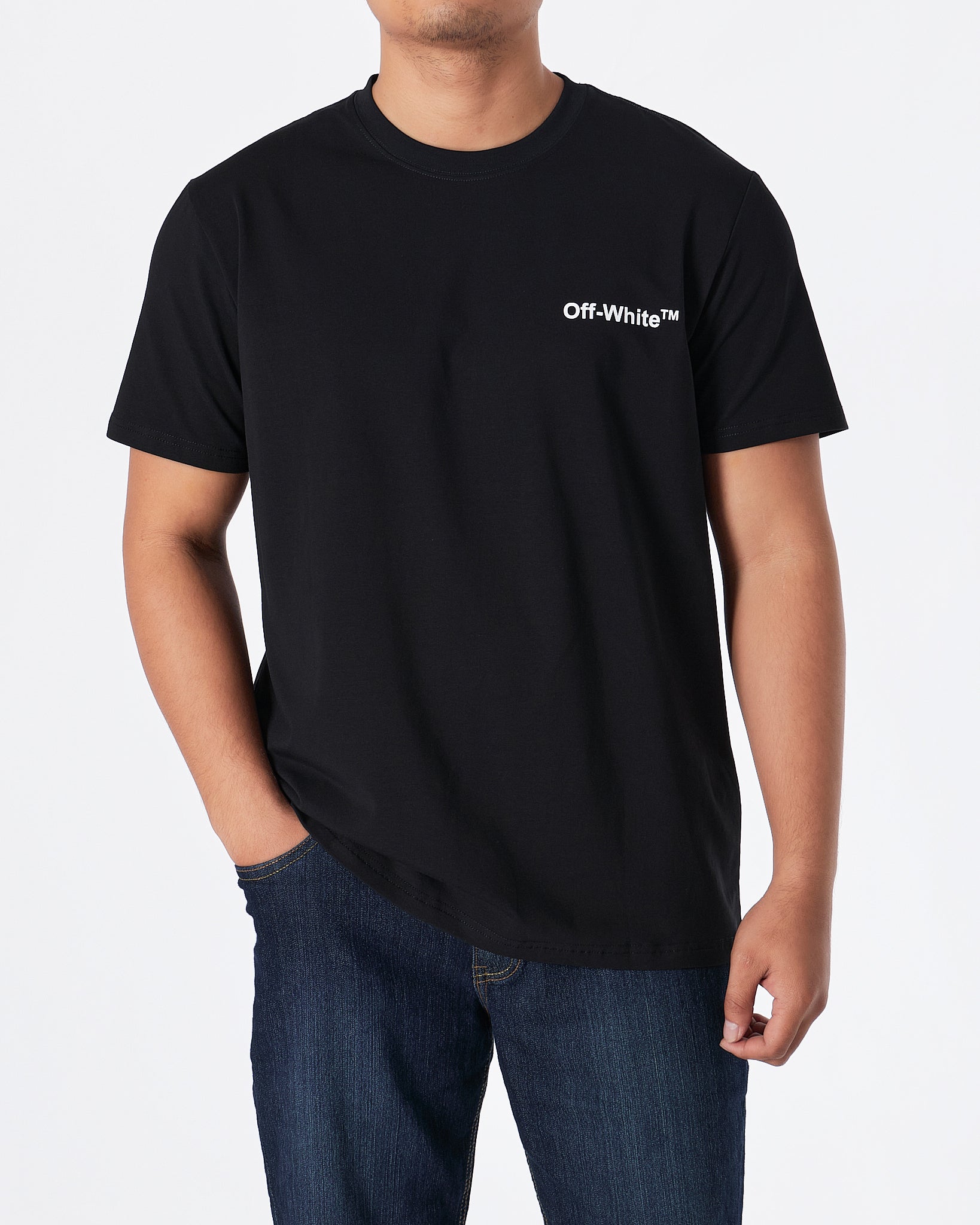 MOI OUTFIT-OW Men Black T-Shirt 17.90