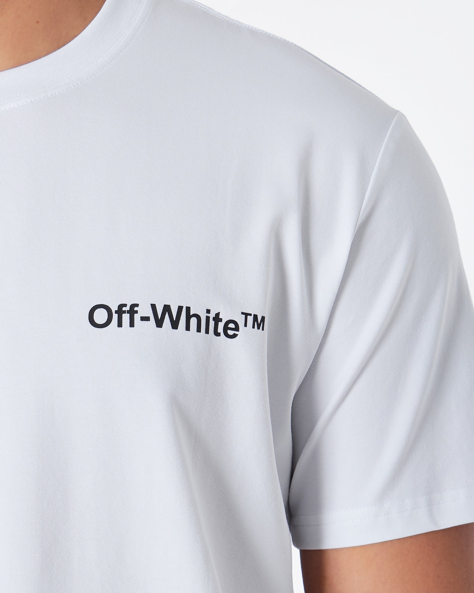MOI OUTFIT-OW Men White T-Shirt 17.90