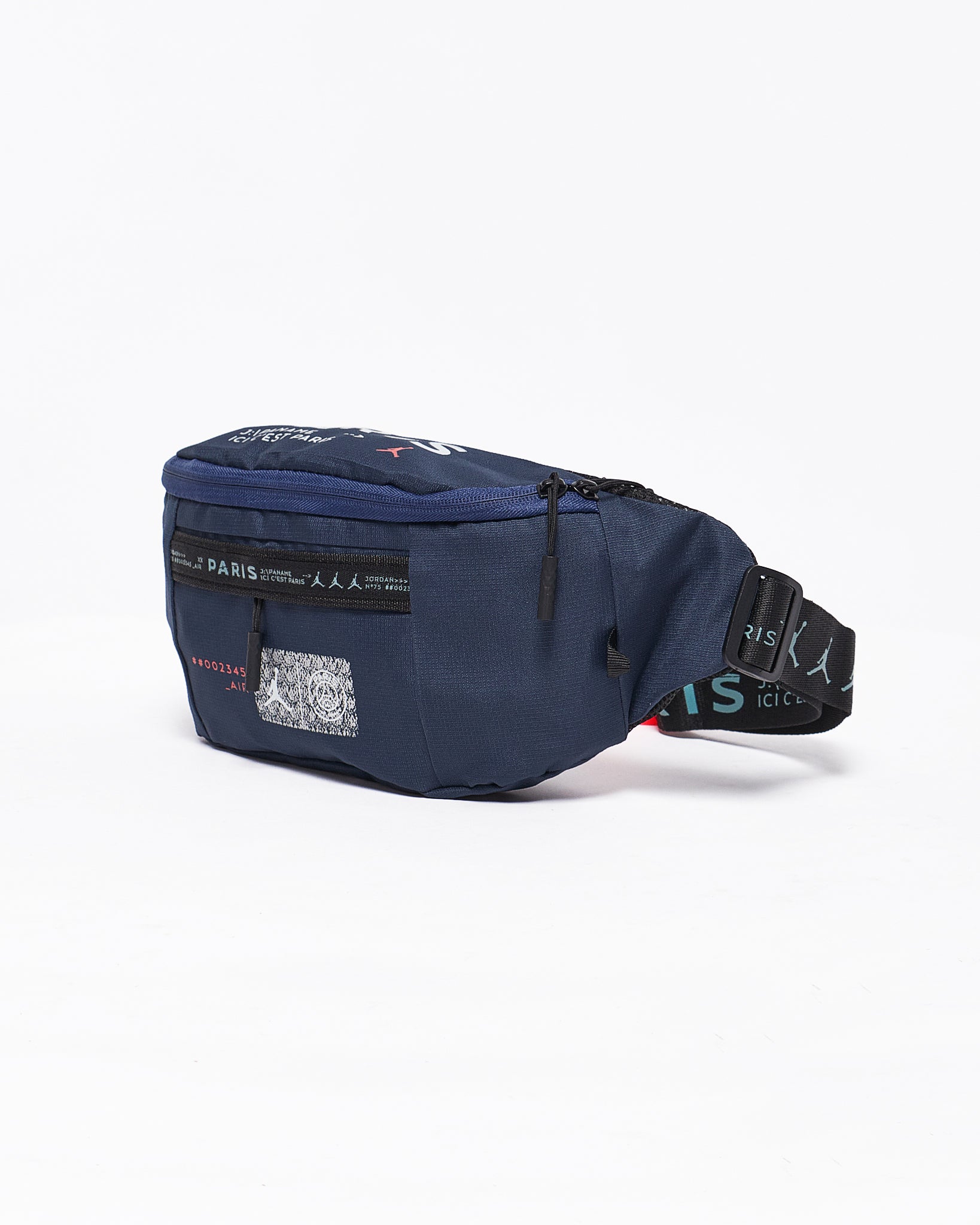 MOI OUTFIT-Paris Logo Printed Unisex Bumbag 15.90