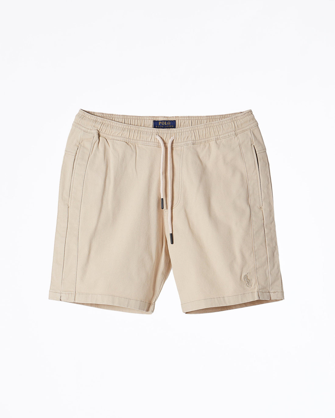 MOI OUTFIT-Ralph Above Knee Men Cream Shorts 17.50