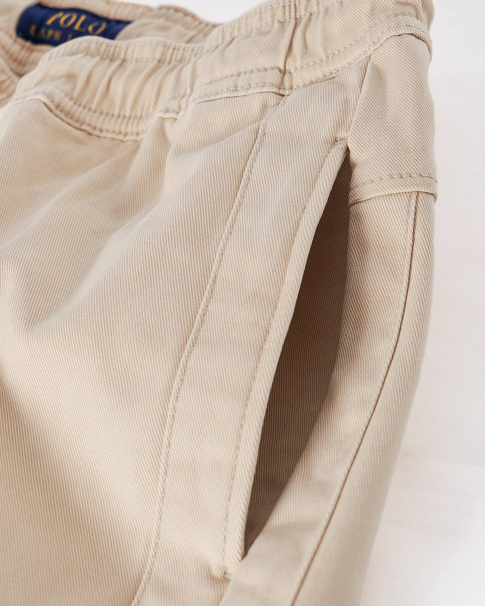 MOI OUTFIT-Ralph Above Knee Men Cream Shorts 17.50