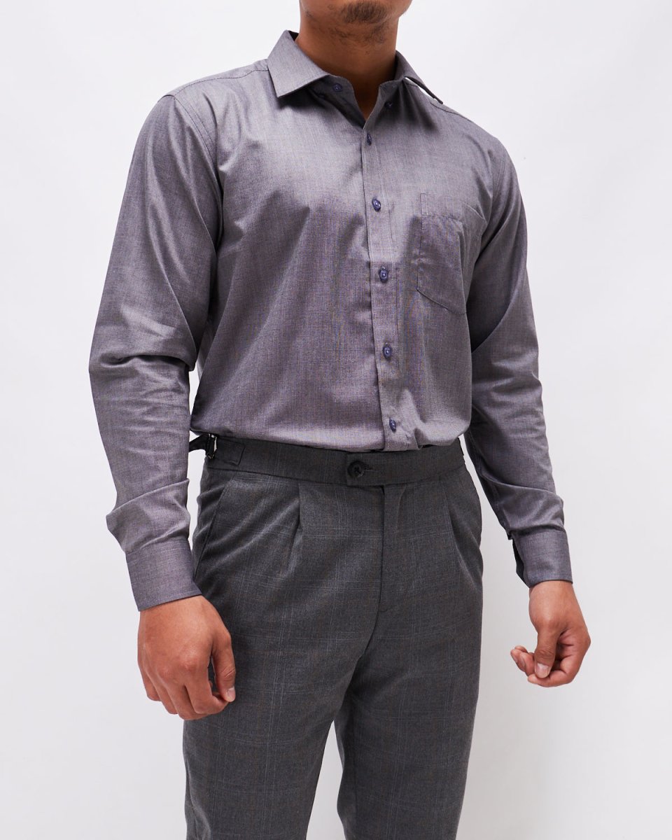 MOI OUTFIT-Regular Fit Men Long Sleeve Shirt 21.90
