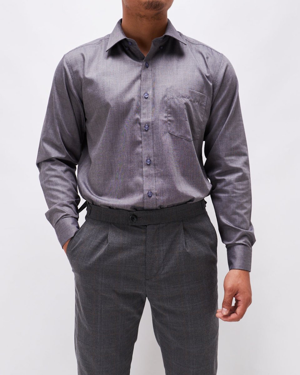 MOI OUTFIT-Regular Fit Men Long Sleeve Shirt 21.90