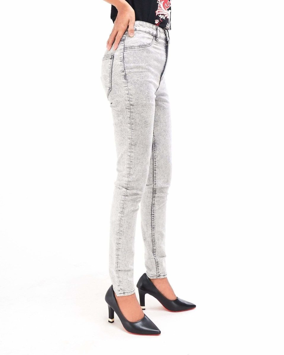 MOI OUTFIT-Slim Fit Lady High Waist Mom Jean 14.50