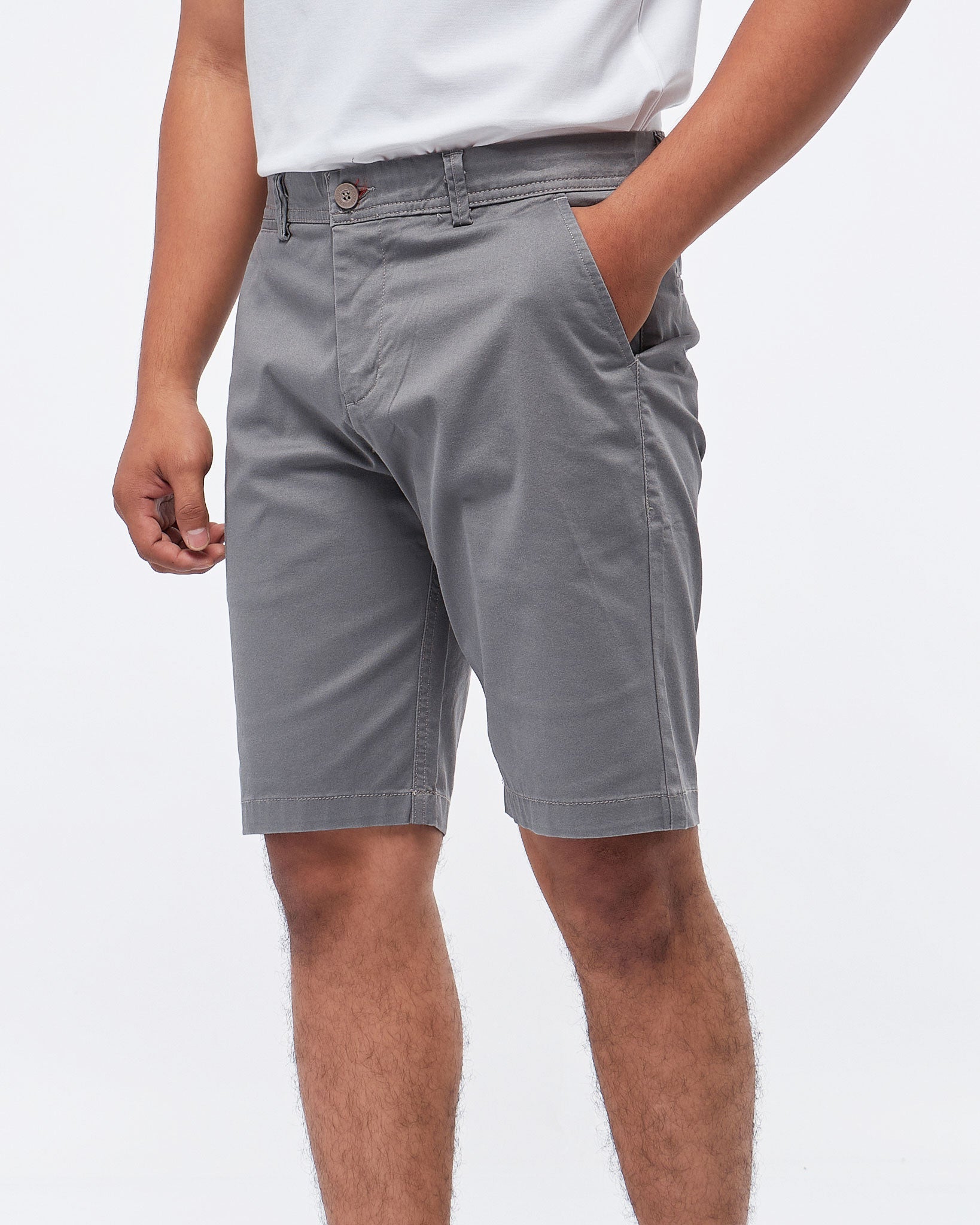 MOI OUTFIT-Soft Plain Color Men Shorts 16.90