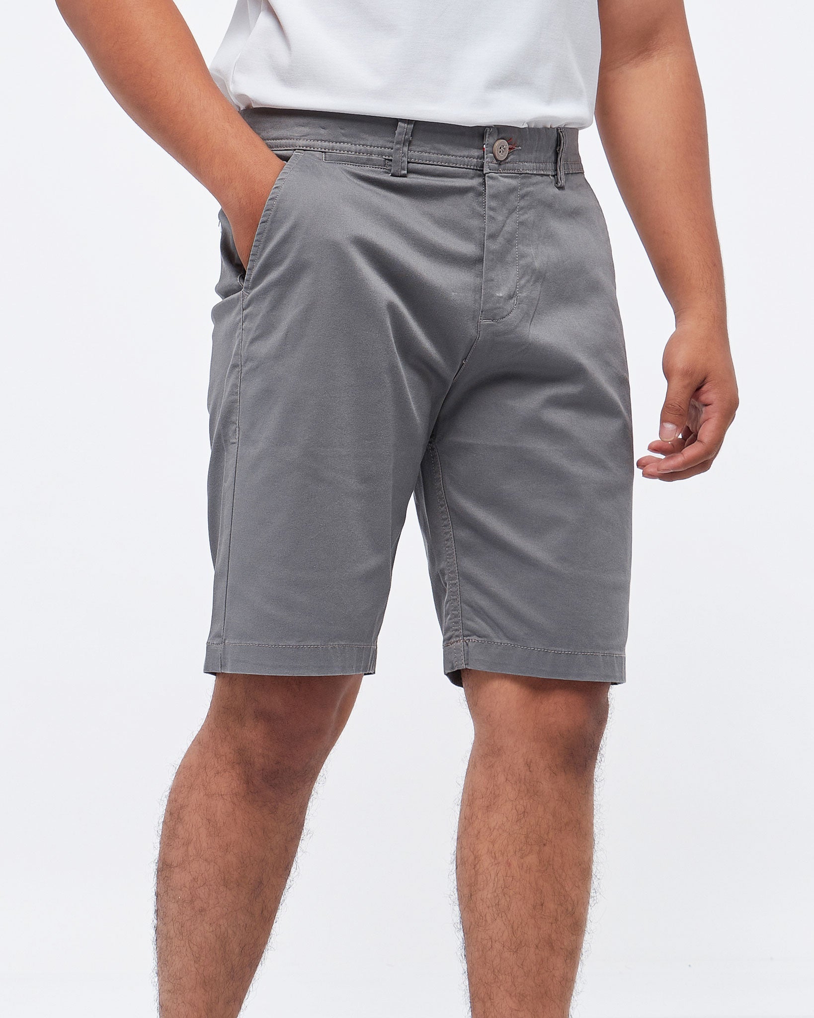 MOI OUTFIT-Soft Plain Color Men Shorts 16.90