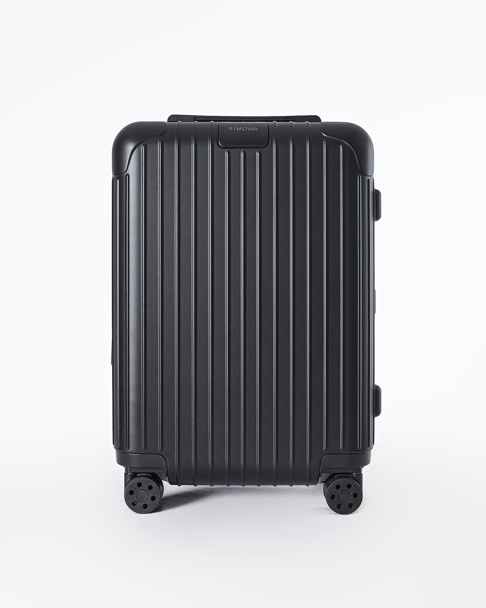 Matte black shop luggage