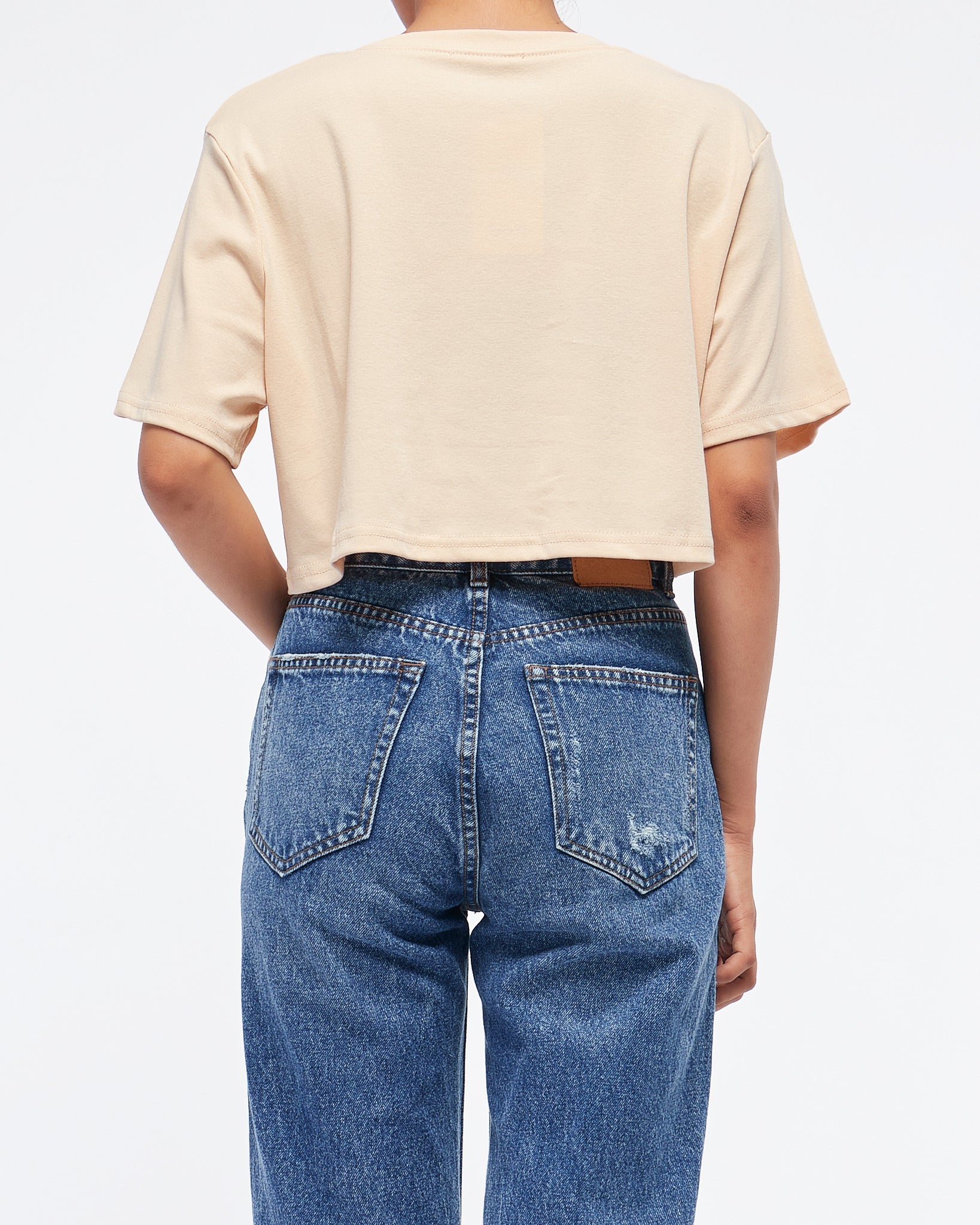 MOI OUTFIT-Squirrel Cartoon Printed Lady Crop Top 9.90
