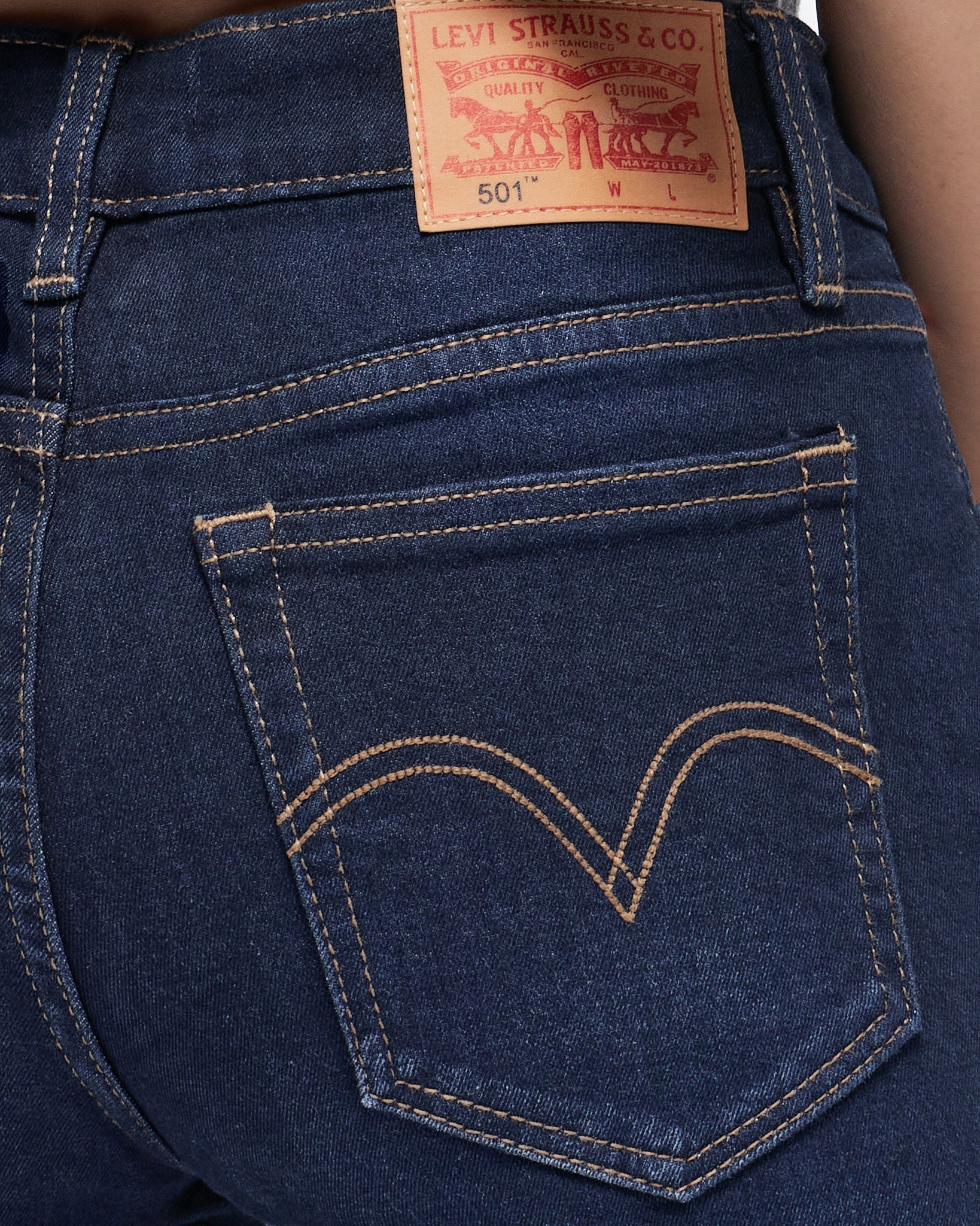 MOI OUTFIT-Straight Leg Lady Jeans 21.50